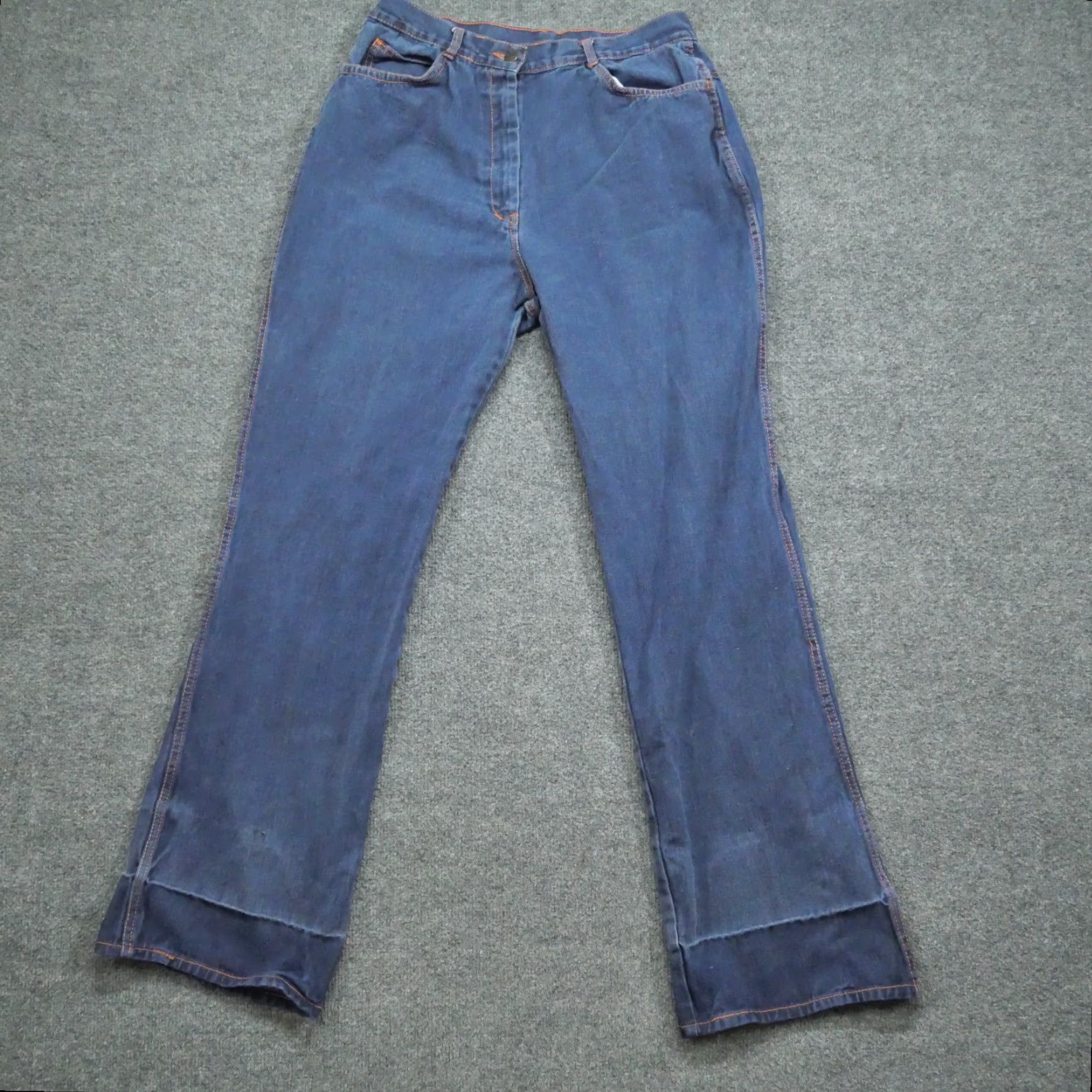 Vintage VINTAGE Elbee Jeans Womens 20 31x32 Blue Denim Pants High Rise Mom 80s Size 24" / US 00 / IT 34 - 2 Thumbnail