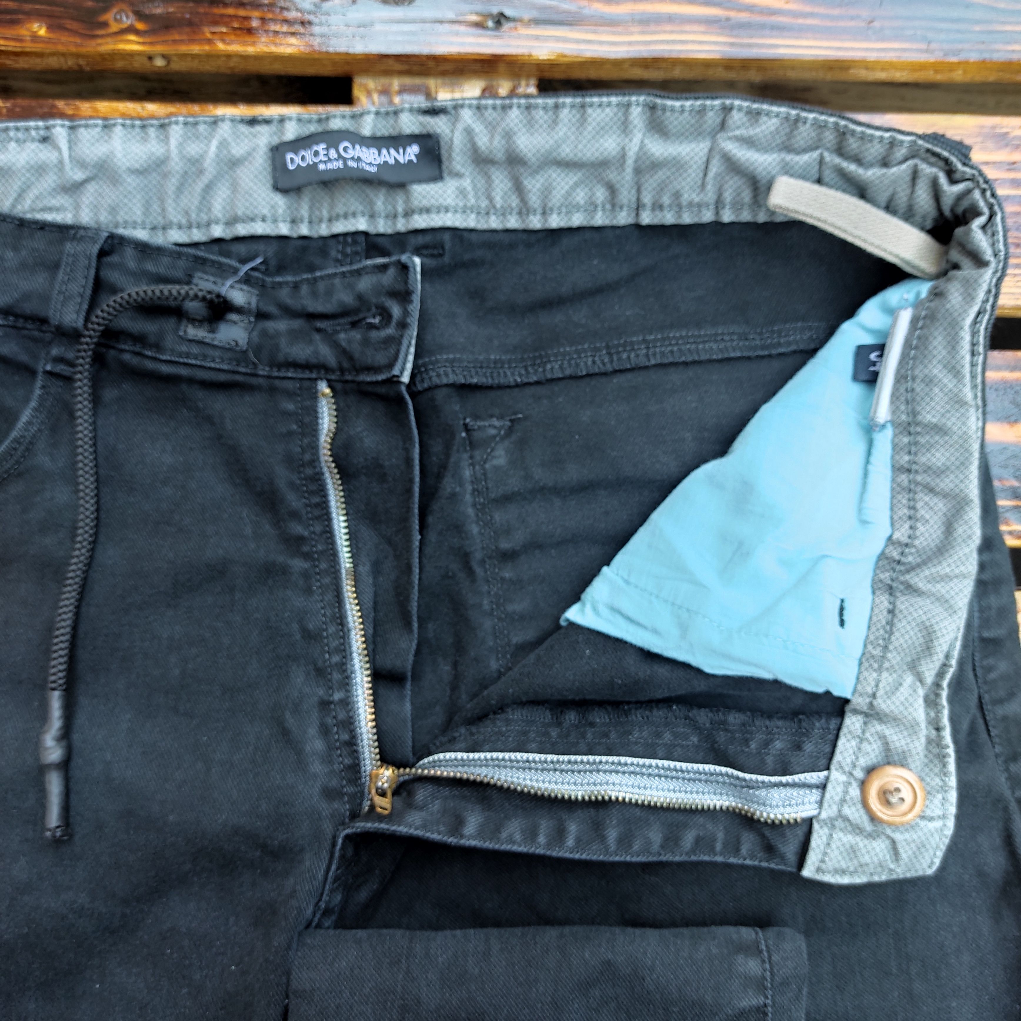 Dolce & Gabbana × Vintage Authentic DOLCE & GABBANA Men's Jogger Denim Pants W34 L26 Size US 34 / EU 50 - 8 Thumbnail