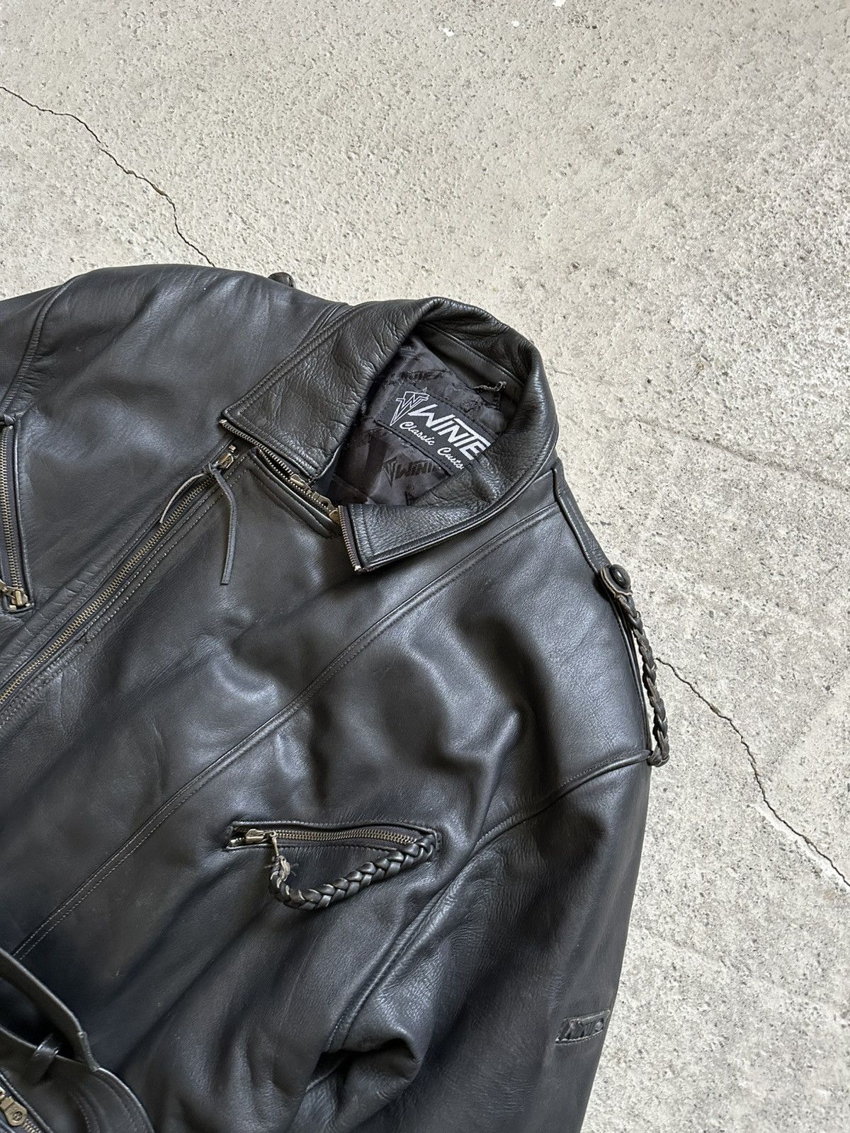 Other Leather Jacket Wintex Black size - 44 Size US S / EU 44-46 / 1 - 6 Thumbnail