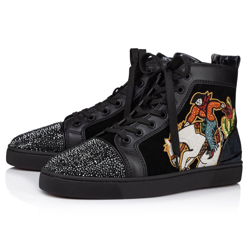 Christian Louboutin o1bcso1str0326 Sneakers in Black Size US 11.5 / EU 44-45 - 2 Thumbnail
