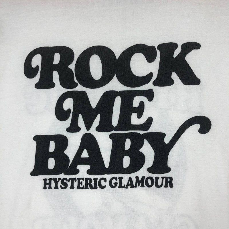 Hysteric Glamour Vintage Hysteric Glamour "Rock Me Baby" men t-shirt Size US XL / EU 56 / 4 - 7 Thumbnail