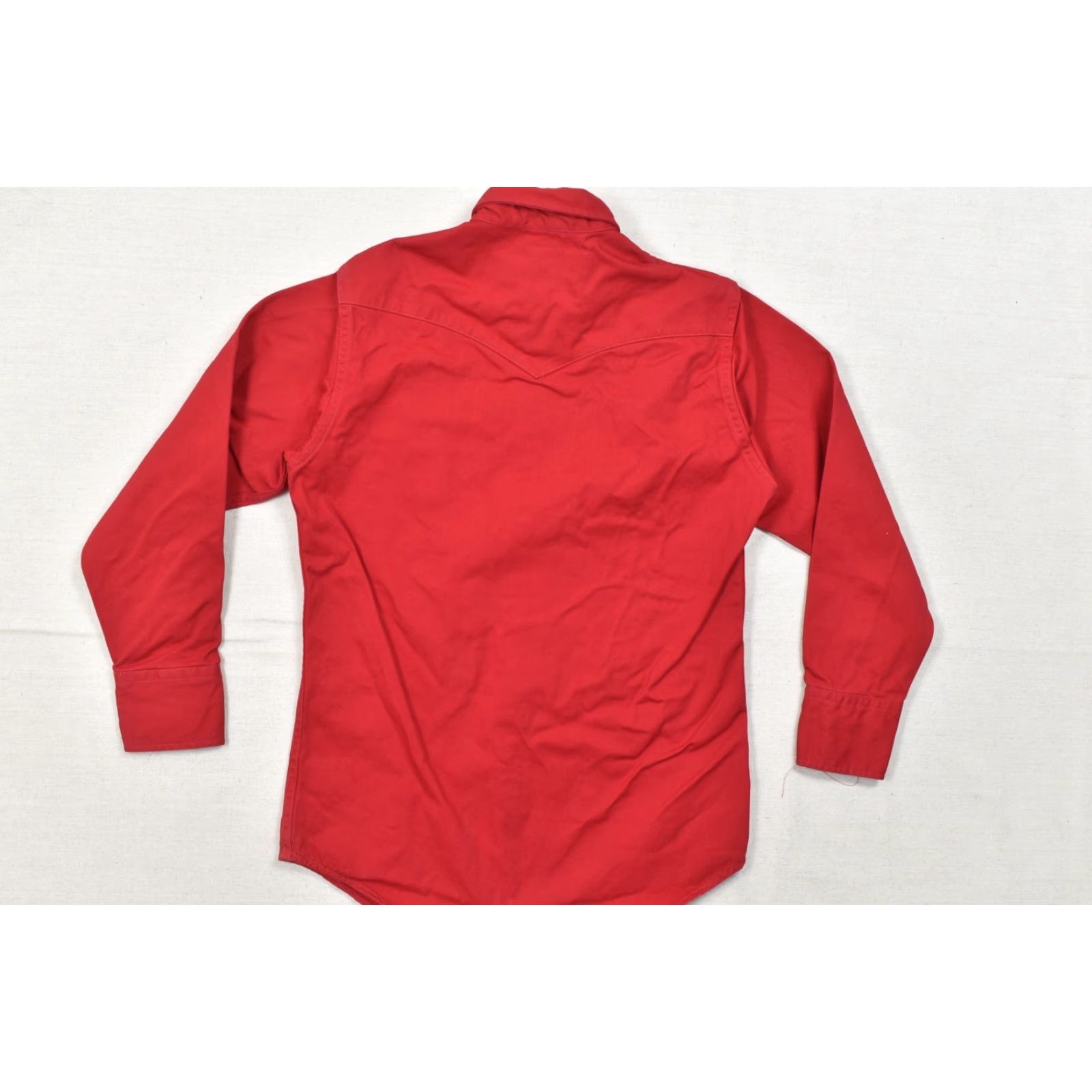 Carhartt VINTAGE Carhartt Men's Shirt Western Pearl Snap Long Sleeve Work Red 15.5 x 33 M XS? Size US M / EU 48-50 / 2 - 8 Thumbnail