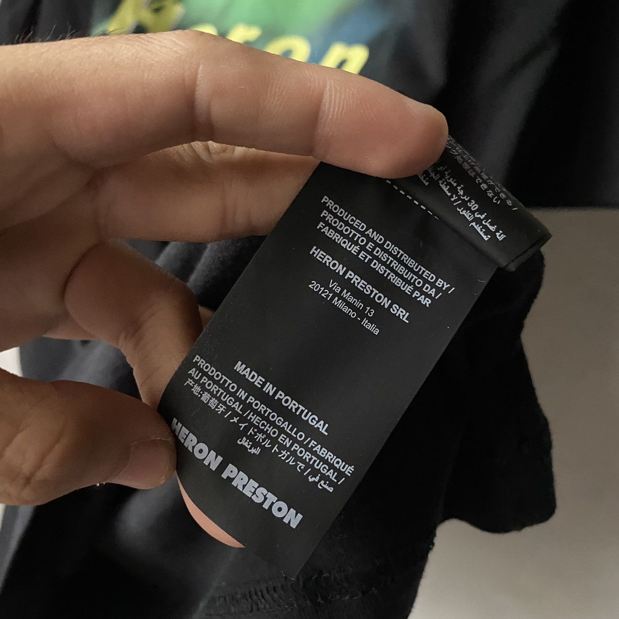 Heron Preston Bird Logo Oversized Tee Size US L / EU 52-54 / 3 - 8 Thumbnail