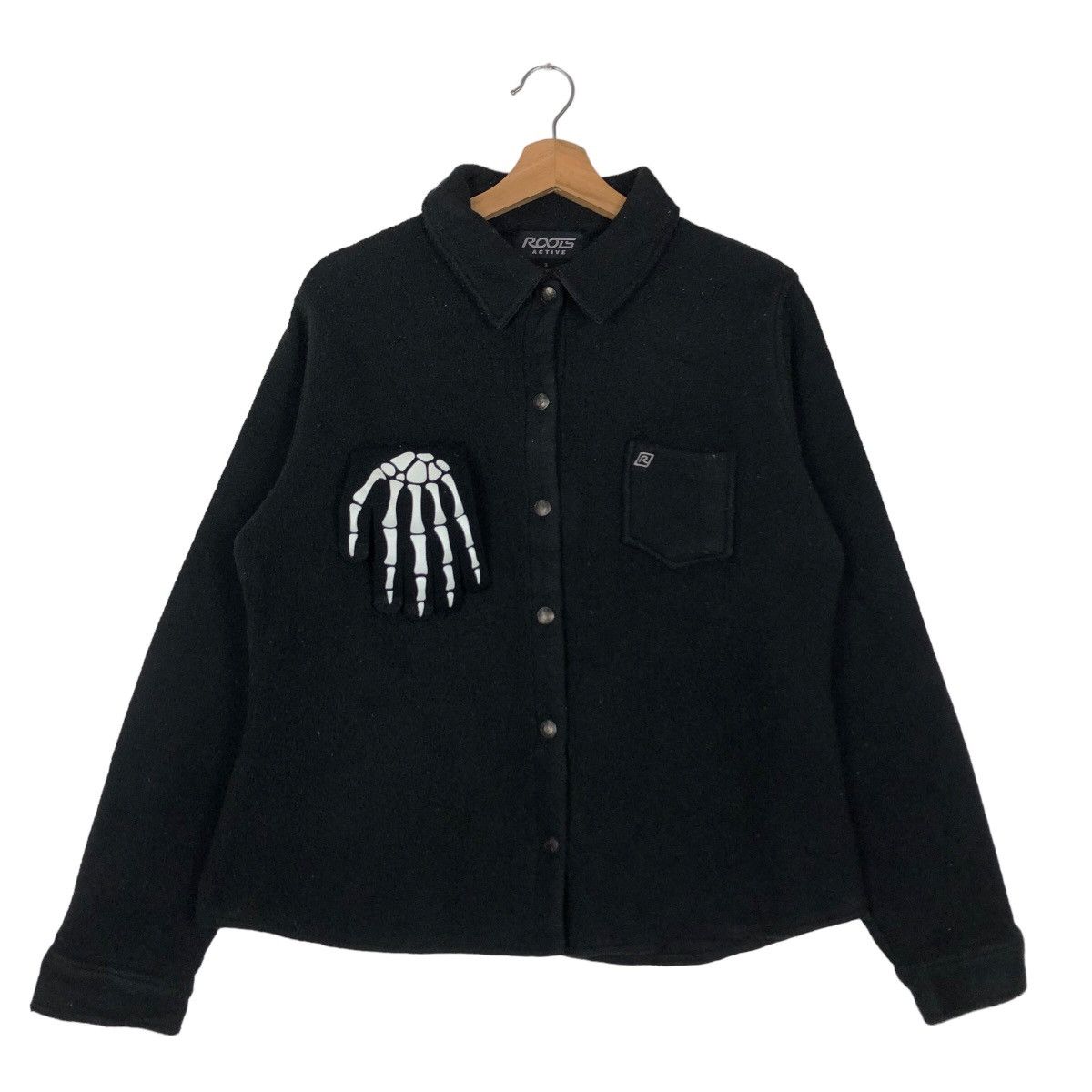 Japanese Brand 🔥90’s Vintage Cropped Wool Jacket Roots Active Biker Size US M / EU 48-50 / 2 - 2 Thumbnail