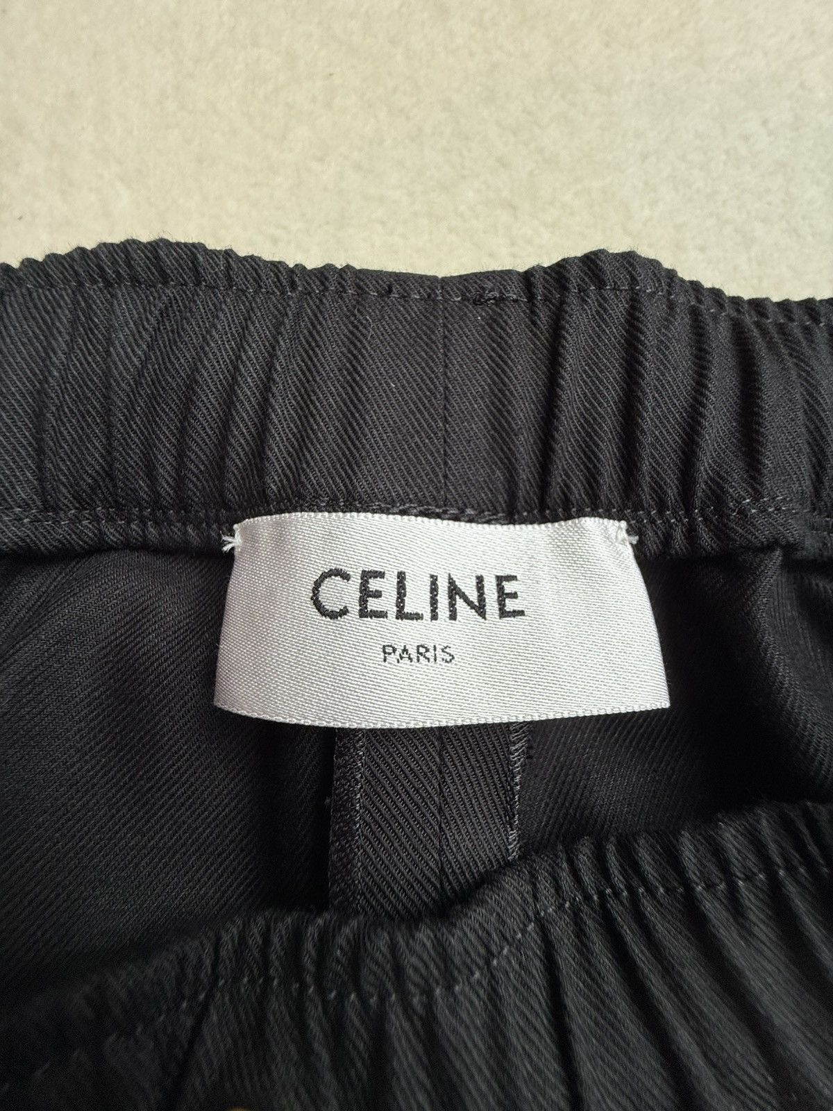 Celine SS24 Celine black cargo trousers pants Hedi Slimane 48 50 Size US 32 / EU 48 - 20 Thumbnail