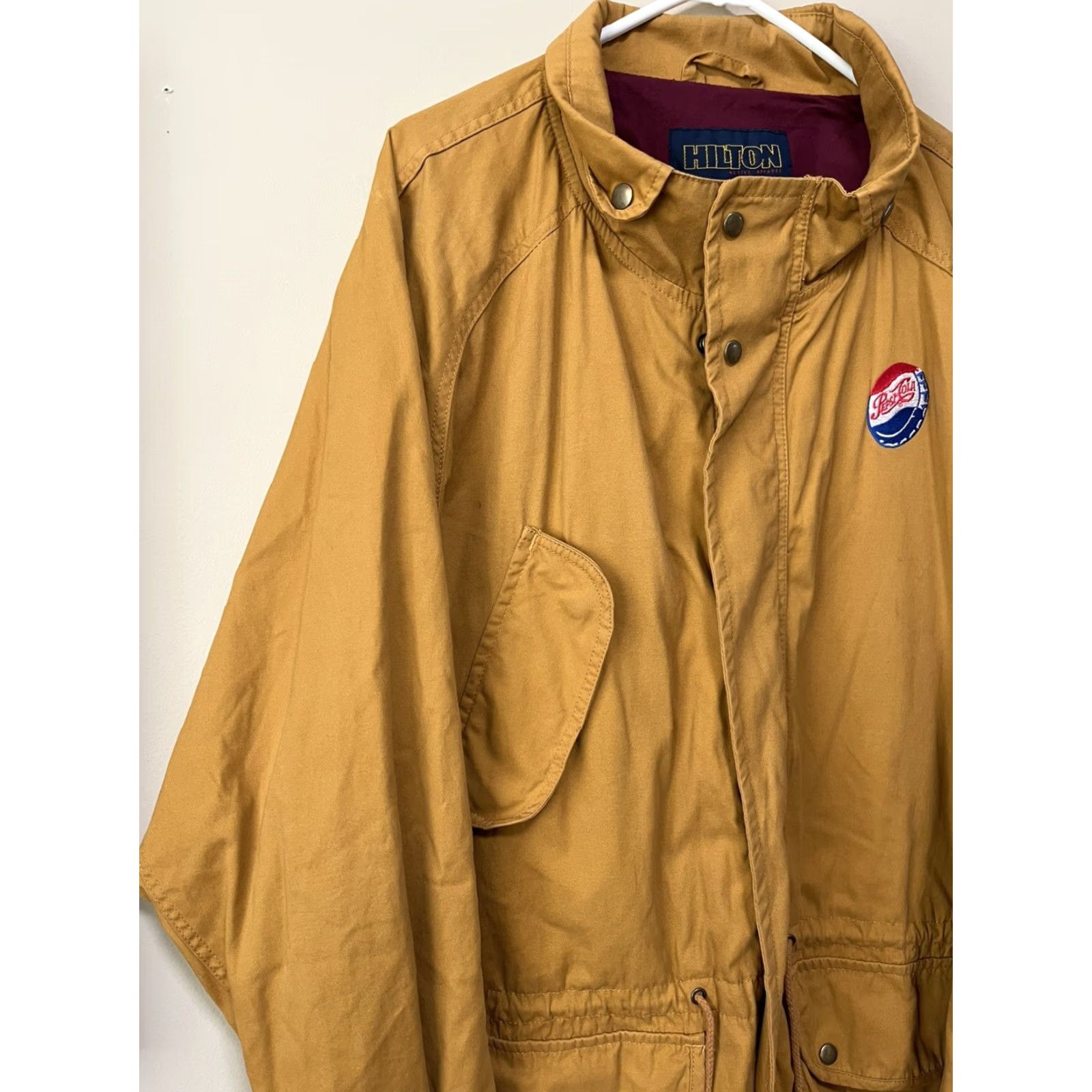 **VINTAGE Pepsi Parka Mens XL Brown Work Wear** User: Vintage Pepsi Parka Mens XL Brown Work Wear