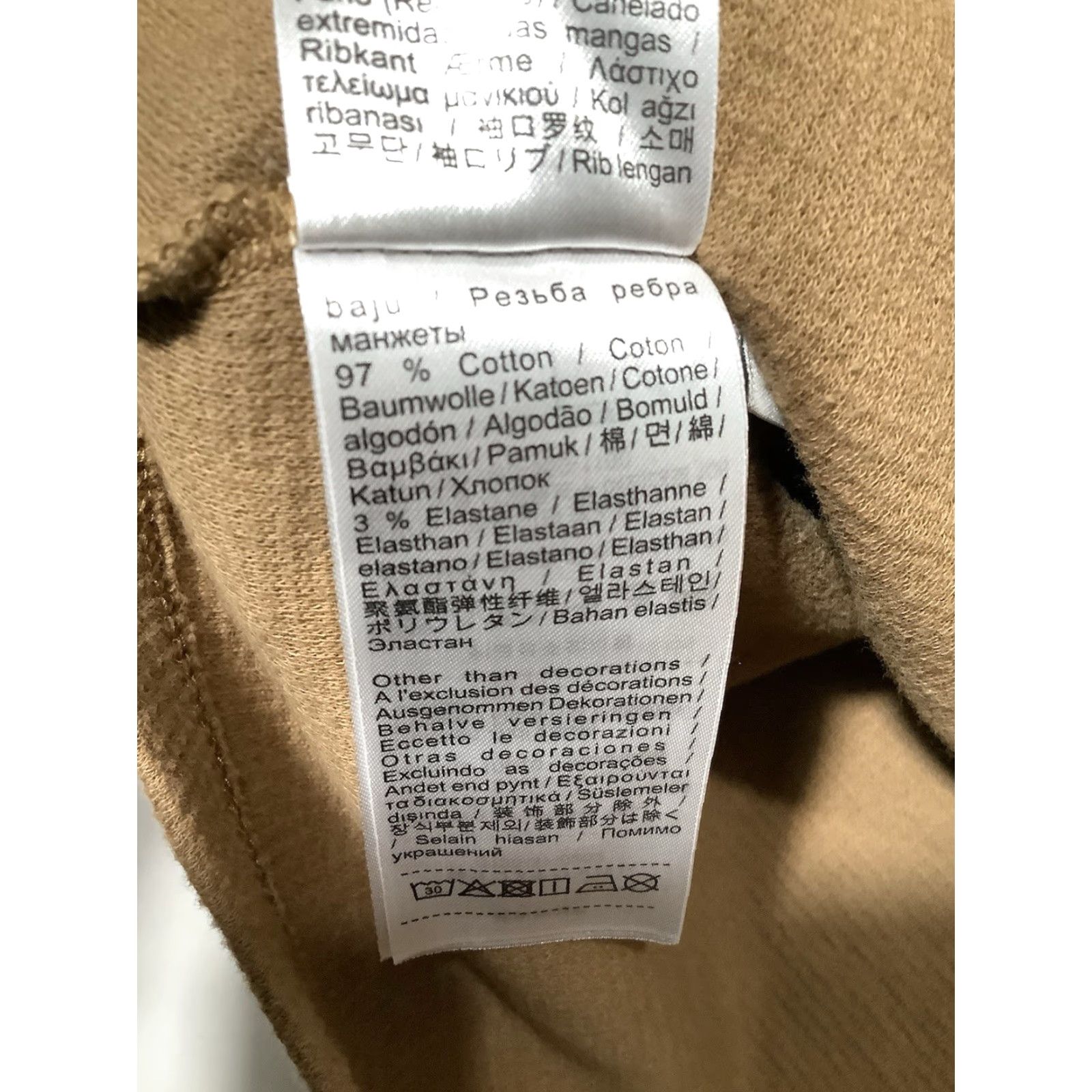 Lacoste Lacoste Thermal Shirt XXL Brown Waffle Knit Long Sleeve Crew Neck Top Mens Size US XXL / EU 58 / 5 - 4 Thumbnail