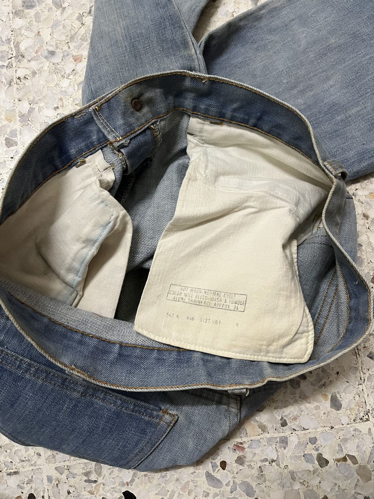 Levi's True vintage 60s levis oren tag 646 bell bottom button #2 Size US 33 - 6 Thumbnail