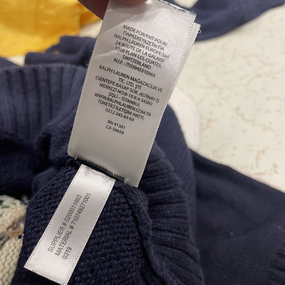 Polo Ralph Lauren × Vintage Polo Ralph Lauren Polo Bear Sweater Rugby bear Size US L / EU 52-54 / 3 - 20 Thumbnail