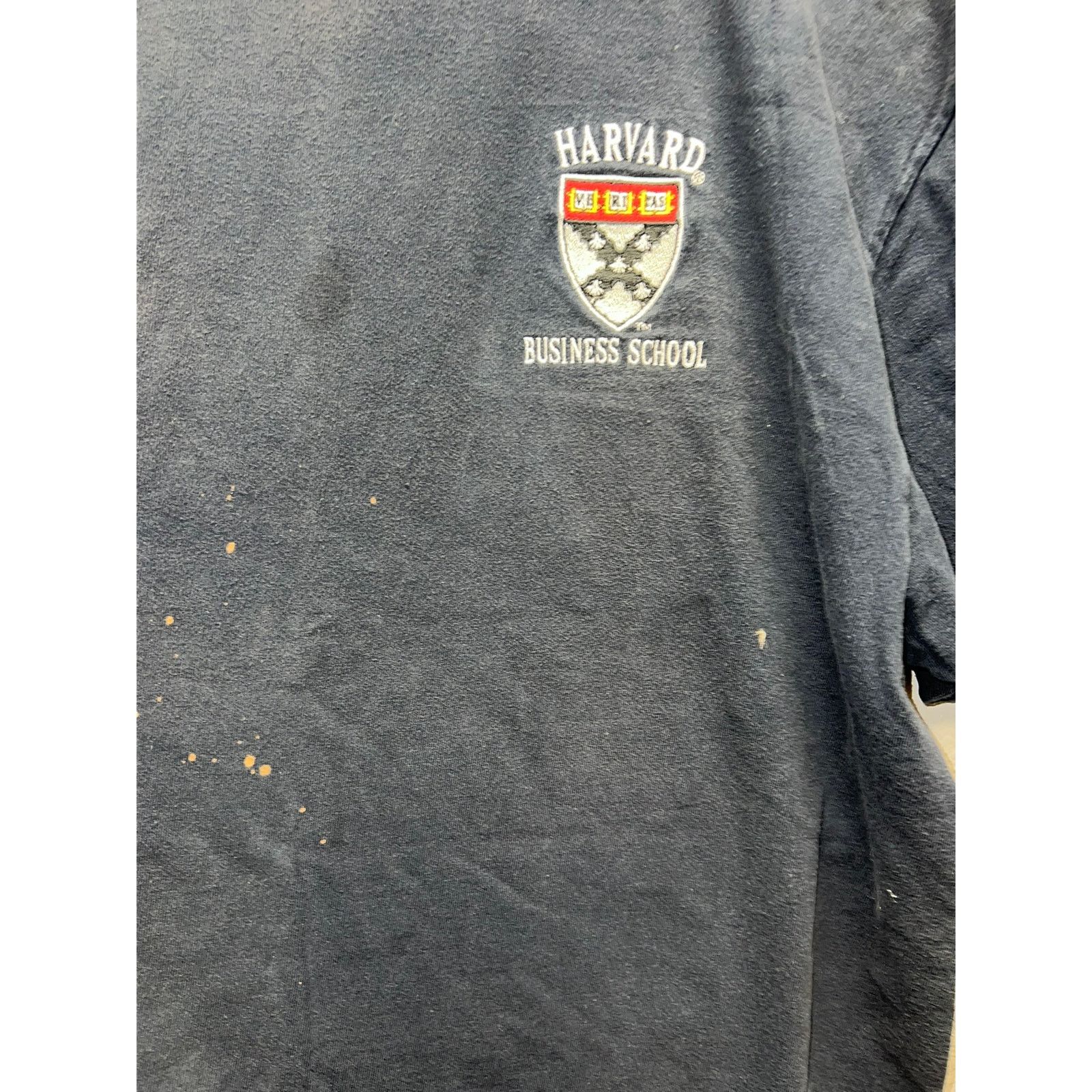 Champion Vintage Harvard Shirt Business School Champion Stain Bleach Size US L / EU 52-54 / 3 - 5 Thumbnail