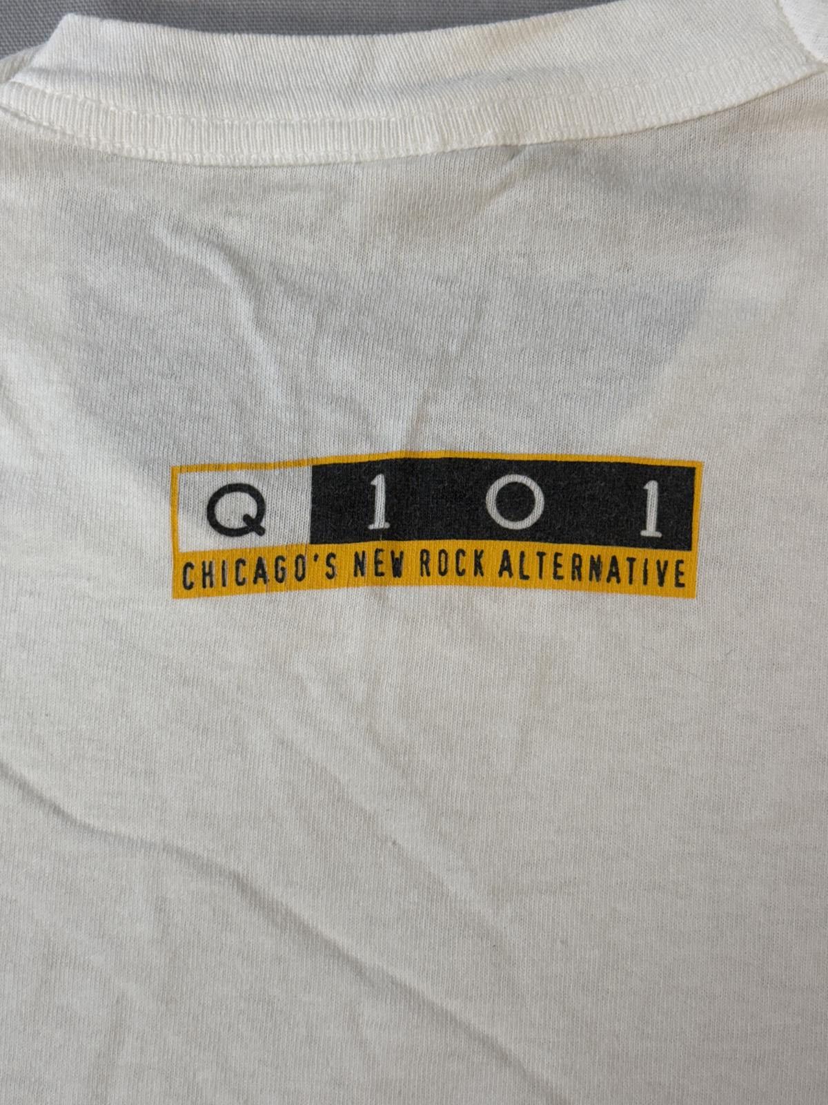 Fruit Of The Loom VTG Q101 Chicago Radio T-shirt Alternative New Rock XL Size US XL / EU 56 / 4 - 8 Thumbnail