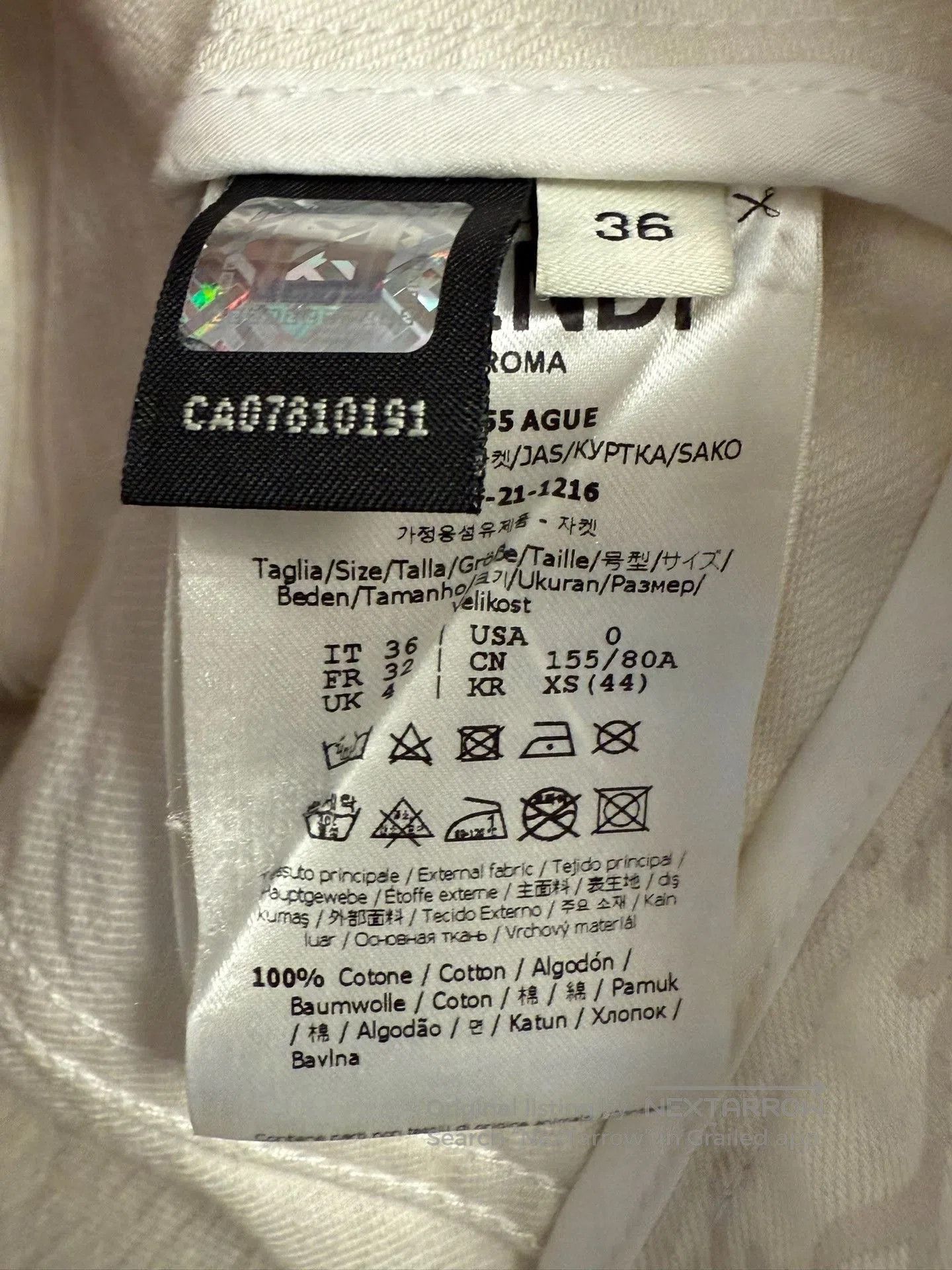 Fendi Fendi Denim Jacket Short Design. Size M / US 6-8 / IT 42-44 - 6 Thumbnail