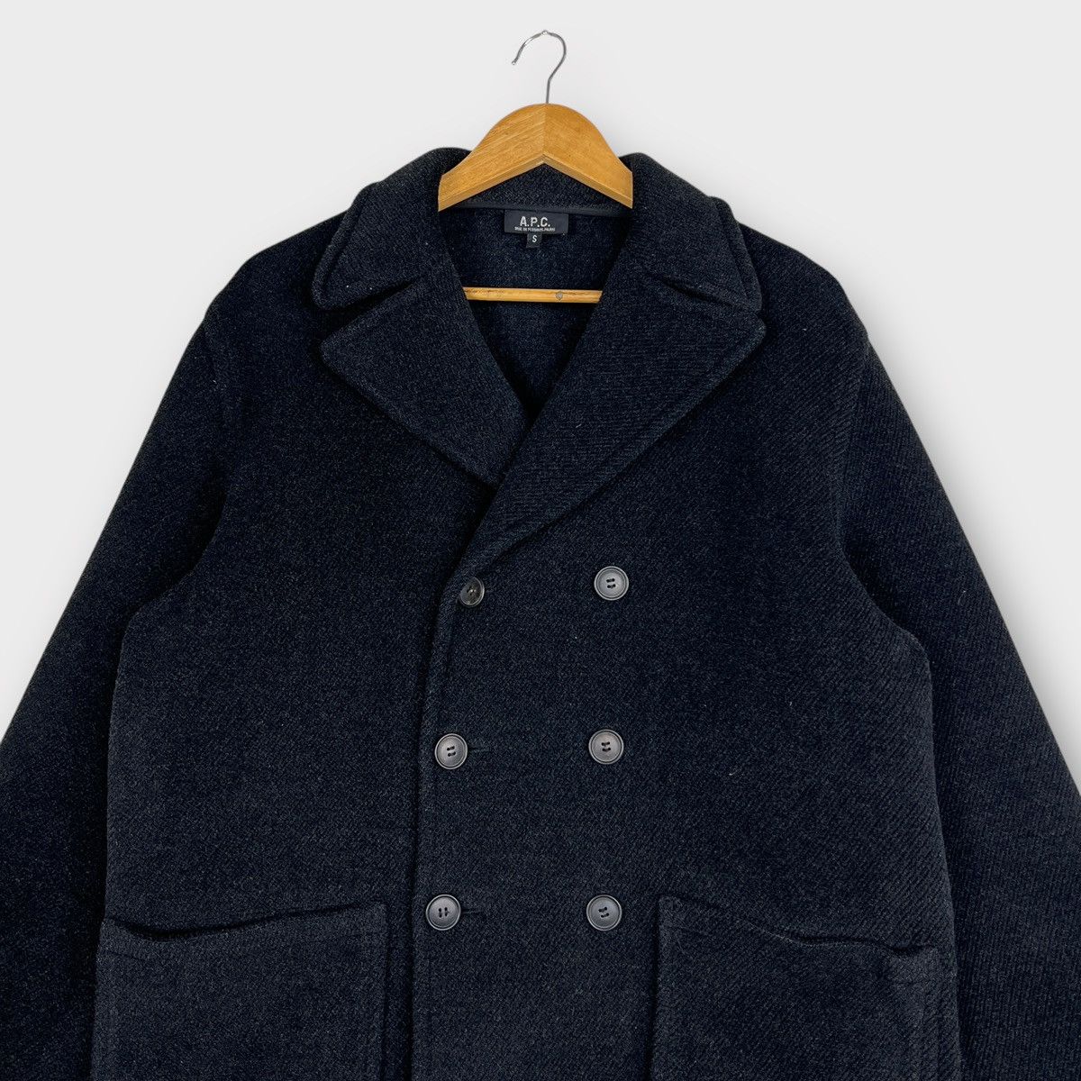 A.P.C. Vintage Apc Double Breasted Peacoat Size US S / EU 44-46 / 1 - 4 Thumbnail