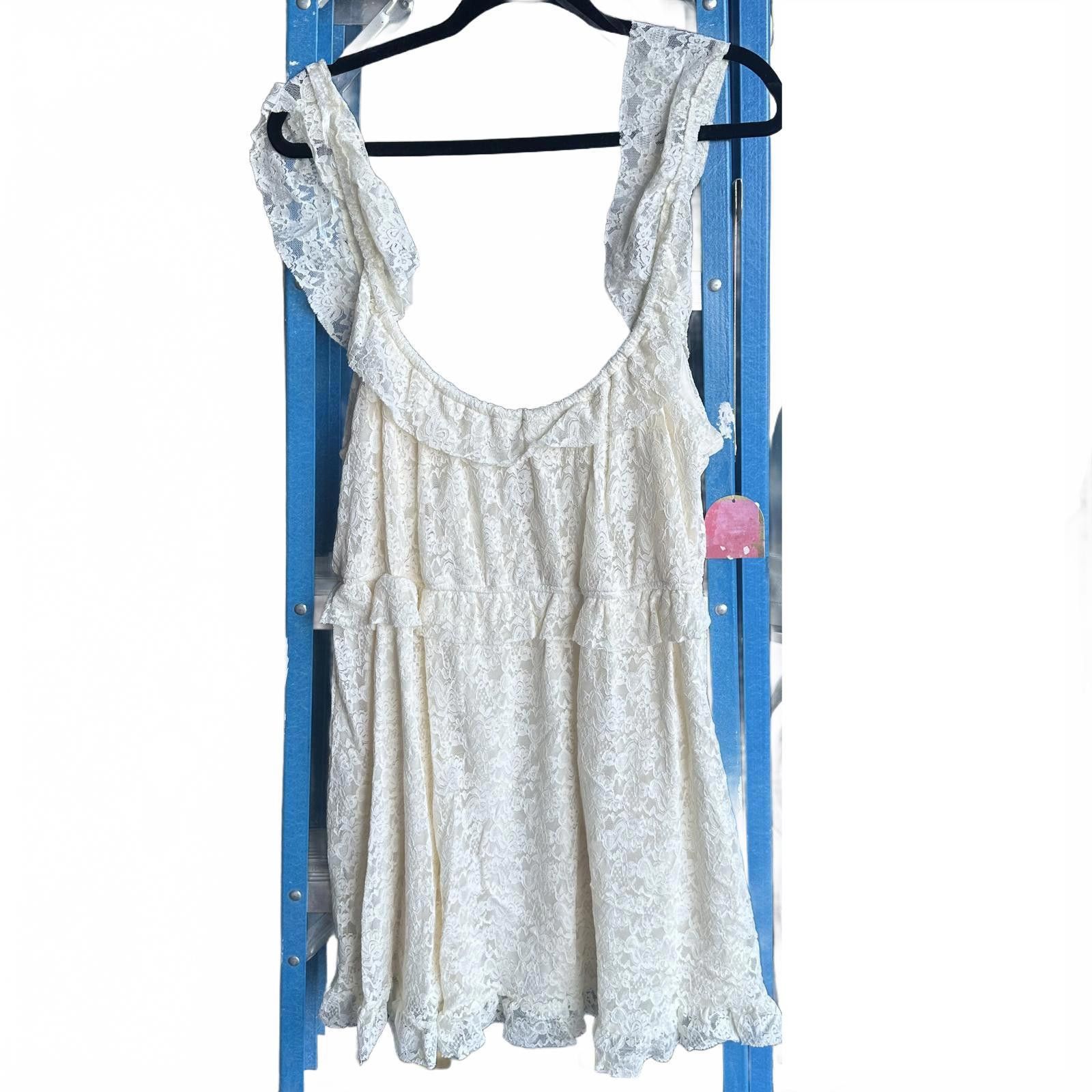 Designer Charming Lace Detail Dress by Arula Size XL / US 12-14 / IT 48-50 - 2 Thumbnail