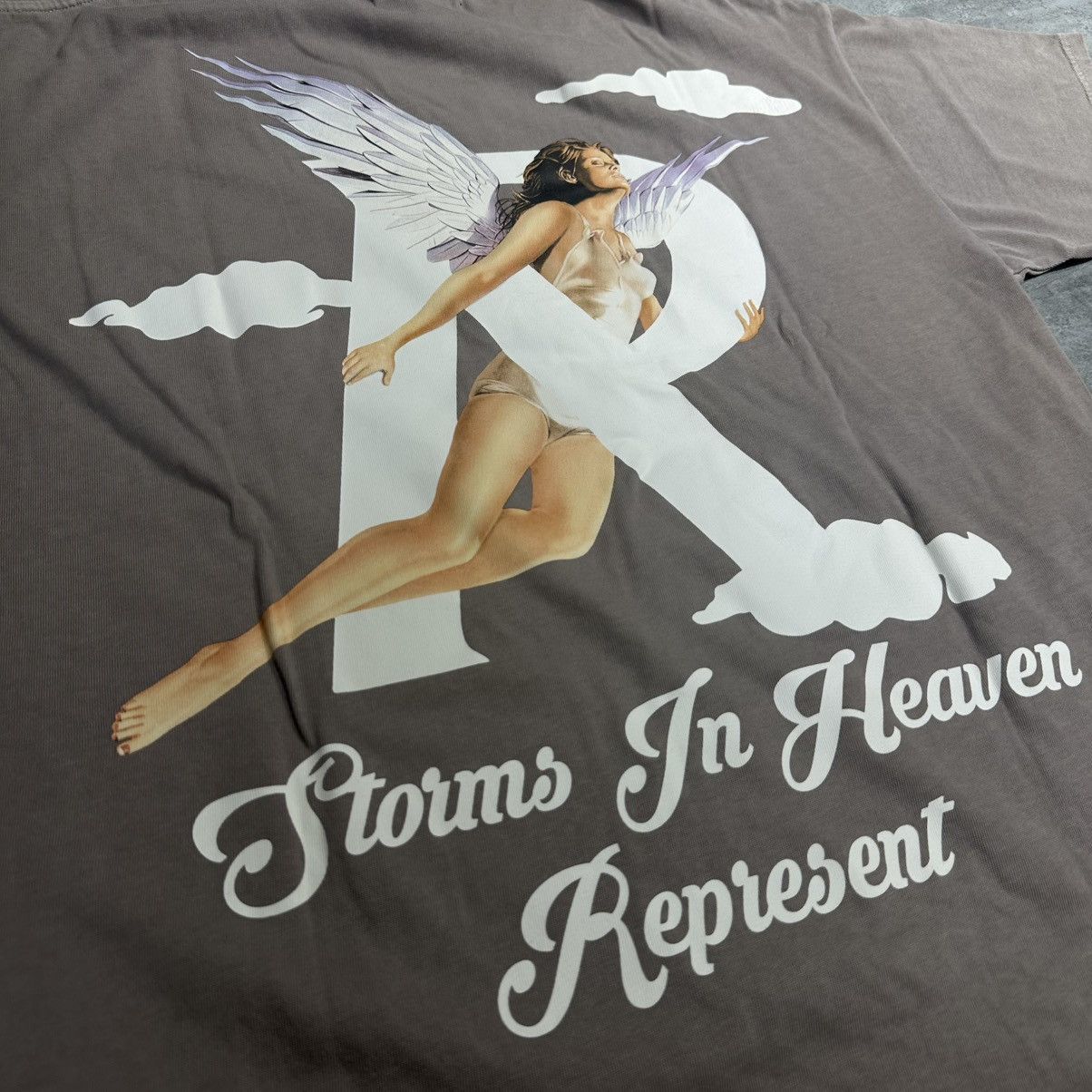 Represent Clo. Represent Storms In Heaven Tee - Mushroom Size US L / EU 52-54 / 3 - 5 Thumbnail