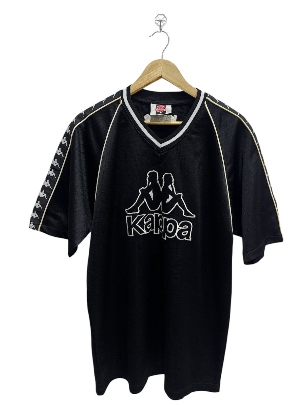 Kappa Vintage Kappa Side Tape Hip Hop Style Size US L / EU 52-54 / 3 - 1 Thumbnail