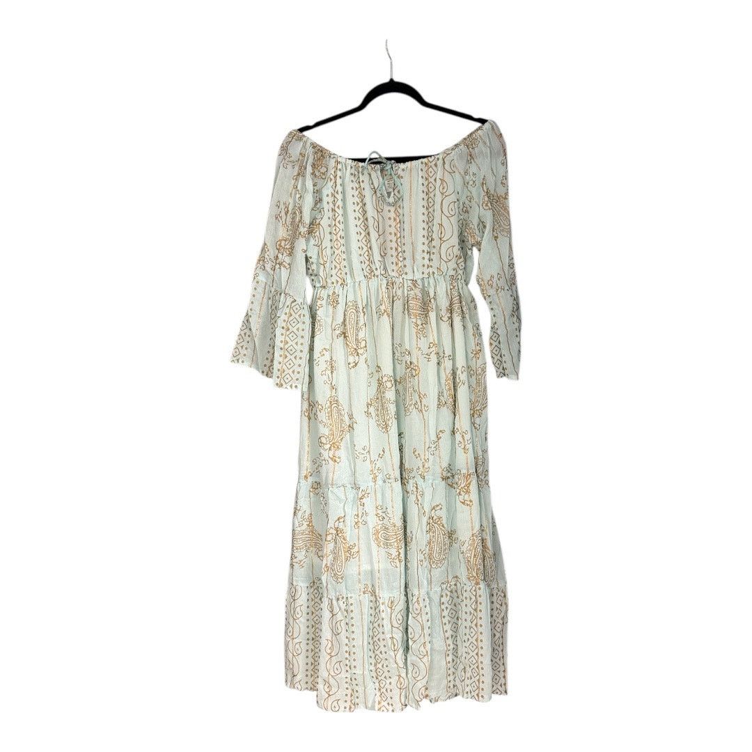 Other Boho Off-Shoulder Maxi Dress One Size S-L Size ONE SIZE - 2 Thumbnail
