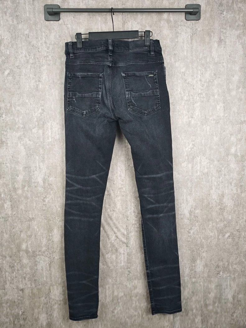 Amiri Amiri black hole jeans Size US 30 / EU 46 - 2 Thumbnail