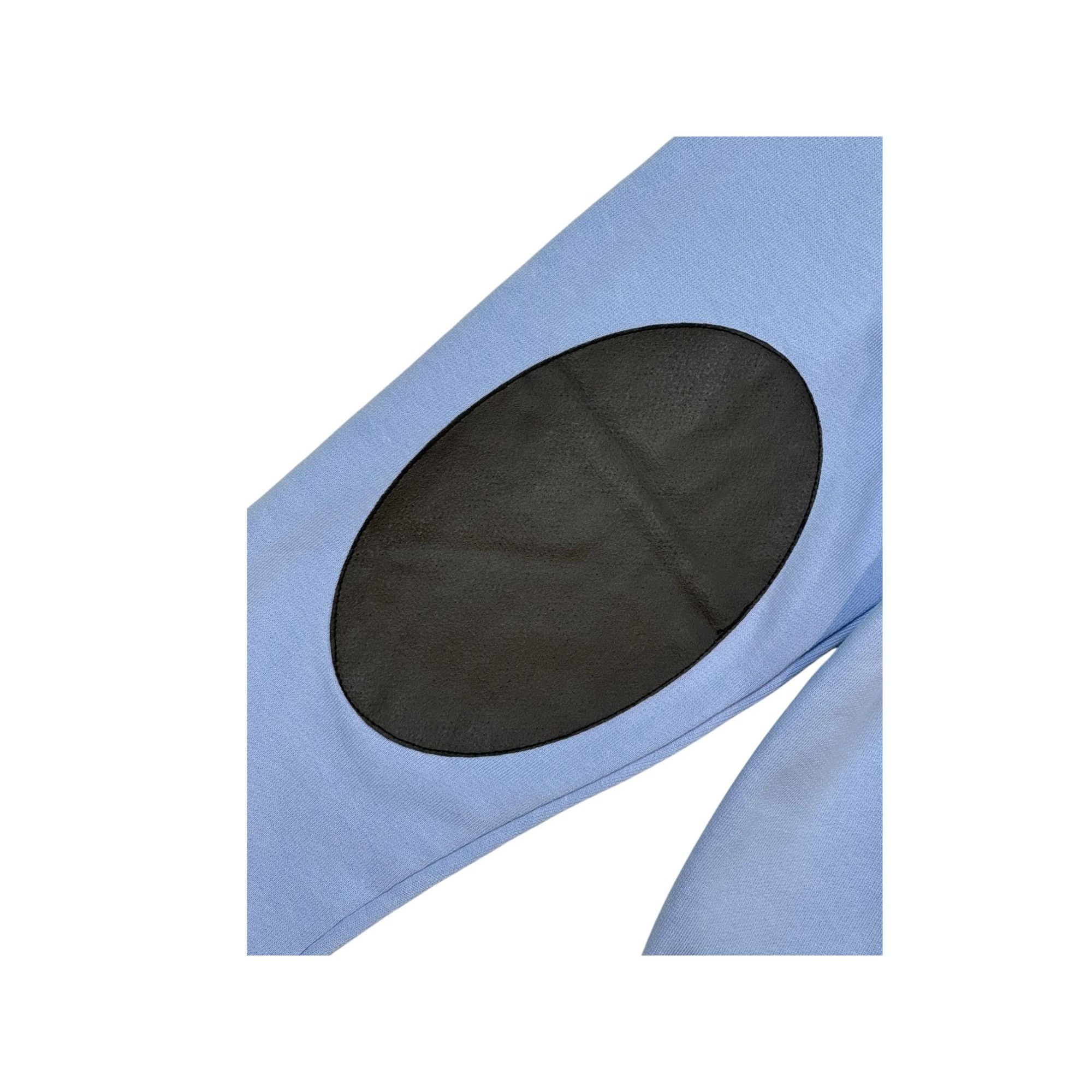 Maison Margiela ♚ Maison Margiela Blue Elbow Patch Sweater ♚ Size US S / EU 44-46 / 1 - 4 Thumbnail