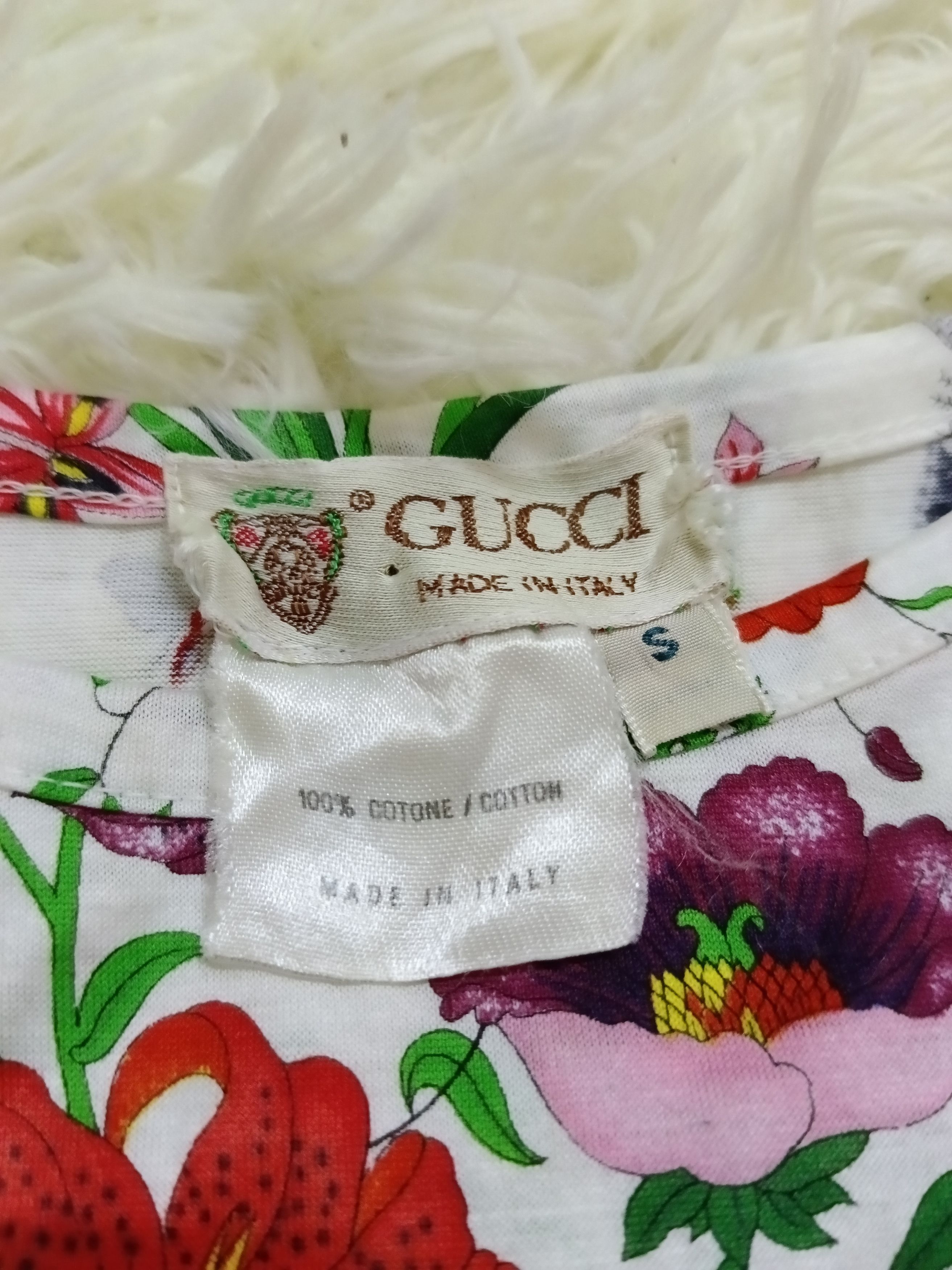 Gucci 80s GUCCI FLORAL LONG SLEEVE Size S / US 4 / IT 40 - 6 Thumbnail