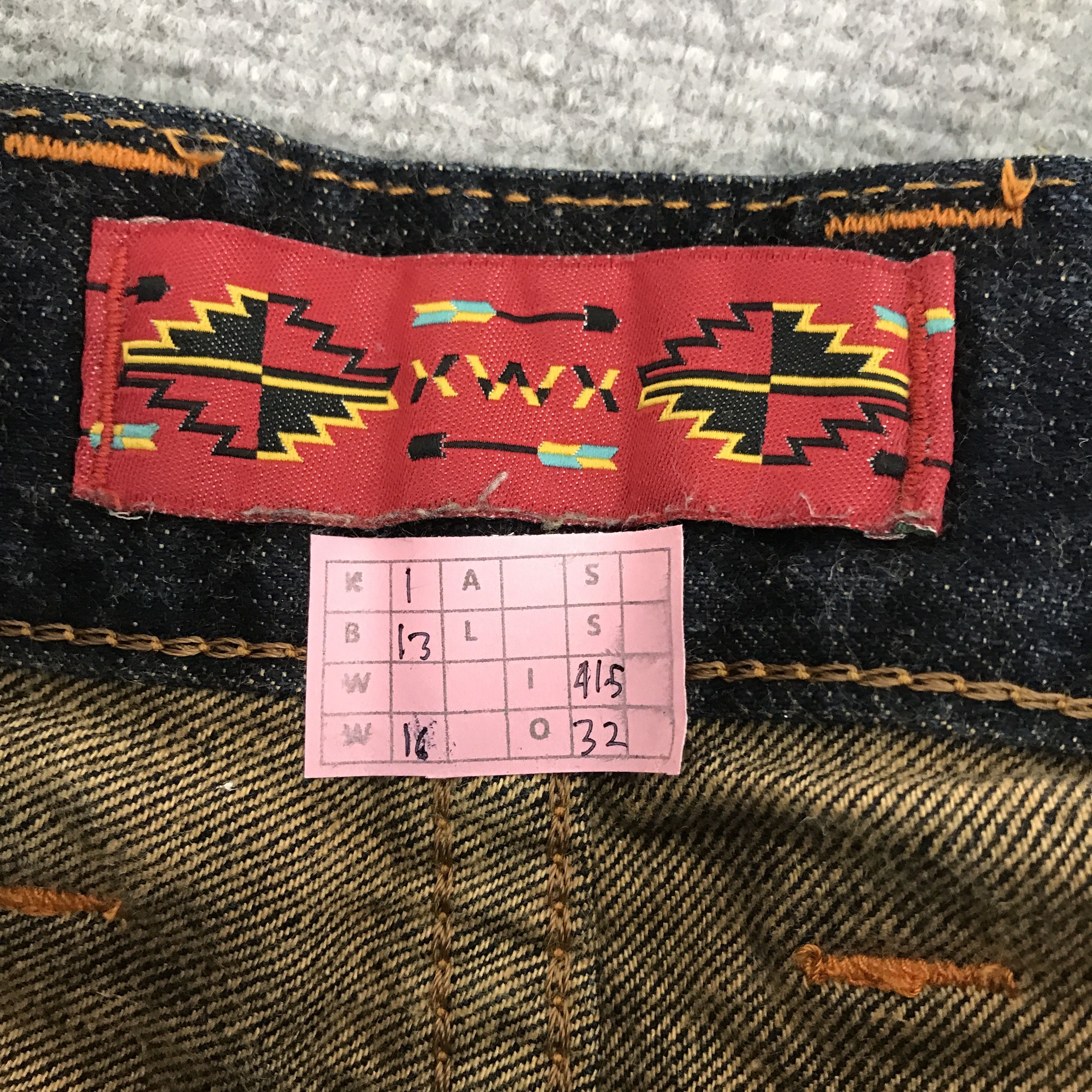 Edwin × If Six Was Nine × Le Grande Bleu (L.G.B.) Rare🔥Flare Edwin Japan bootcut design distressed jeans Size US 30 / EU 46 - 9 Thumbnail
