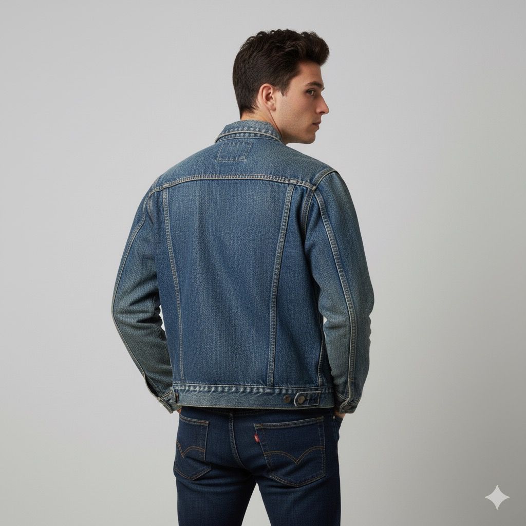 Japanese Brand Vintage Efuction Edwin Denim Jacket Size US M / EU 48-50 / 2 - 2 Thumbnail