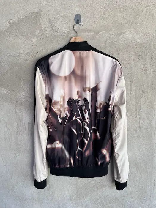 Zara Zara Overprint Bomber Jacket Size US M / EU 48-50 / 2 - 5 Thumbnail