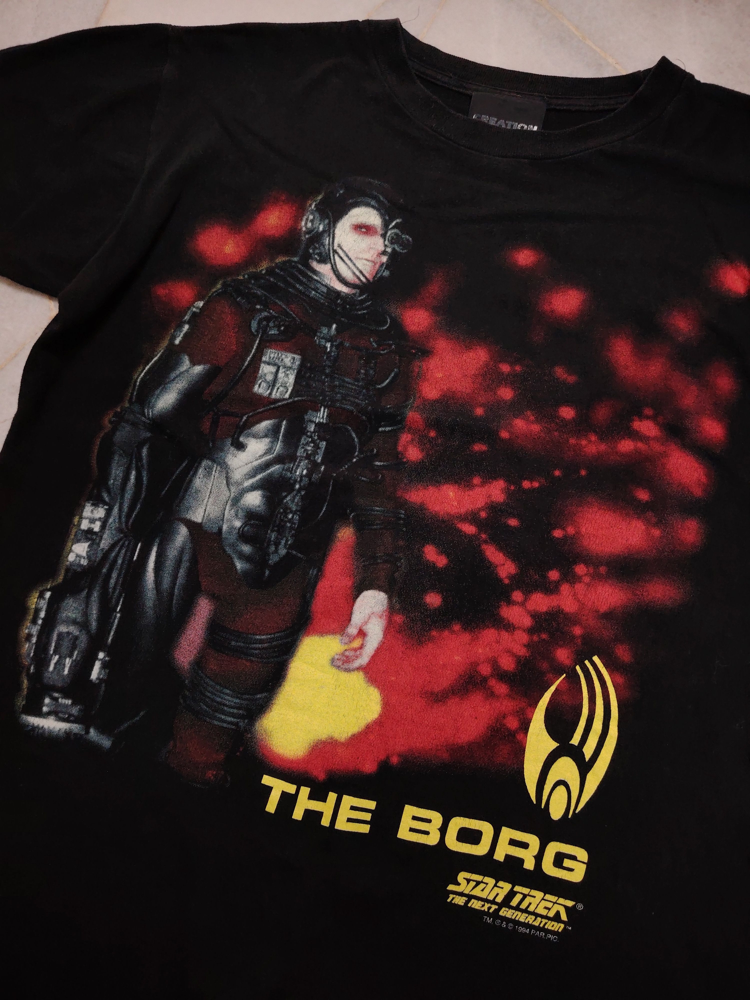 Vintage Vintage 1994 Star Trek Borg Next Generation t shirt Size US L / EU 52-54 / 3 - 2 Thumbnail