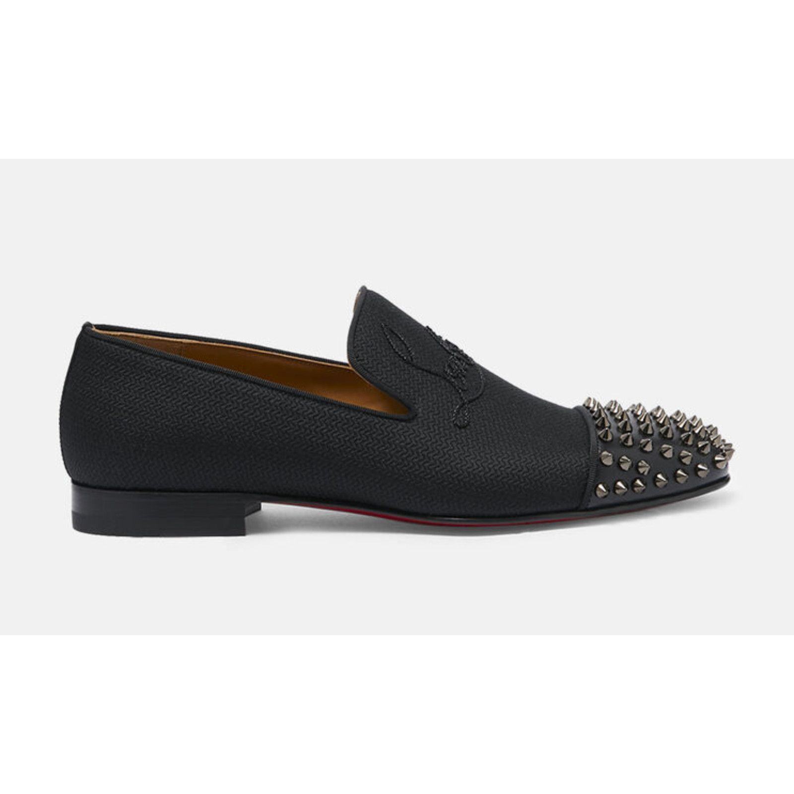 Christian Louboutin Christian Louboutin Black Spike Oxford Dress Loafer 42 9 Size US 9 / EU 42 - 3 Thumbnail