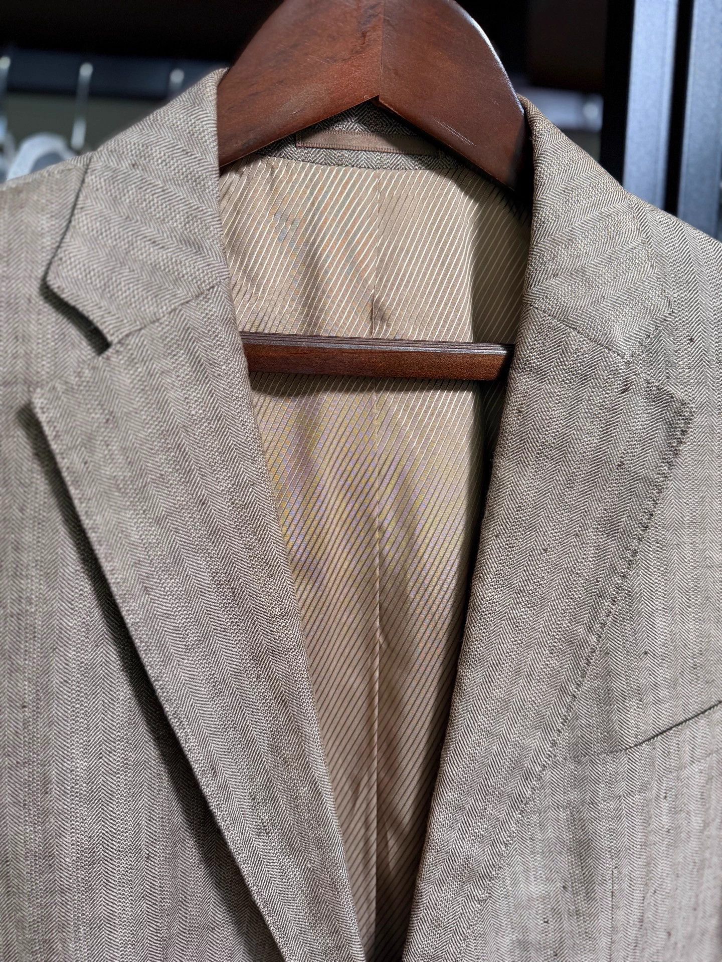 Hugo Boss HugoBoss Black Label Linen Slim Fit Blazer 50 EU New w/ Tags Size 40R - 3 Thumbnail