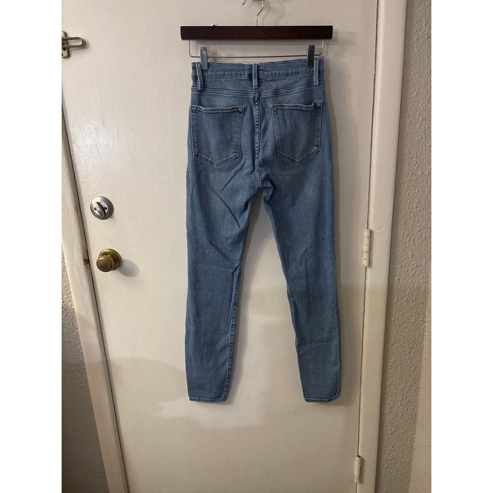 Frame FRAME Denim Le High Skinny Blue Jean 27 Size 27" / US 4 / IT 40 - 4 Thumbnail