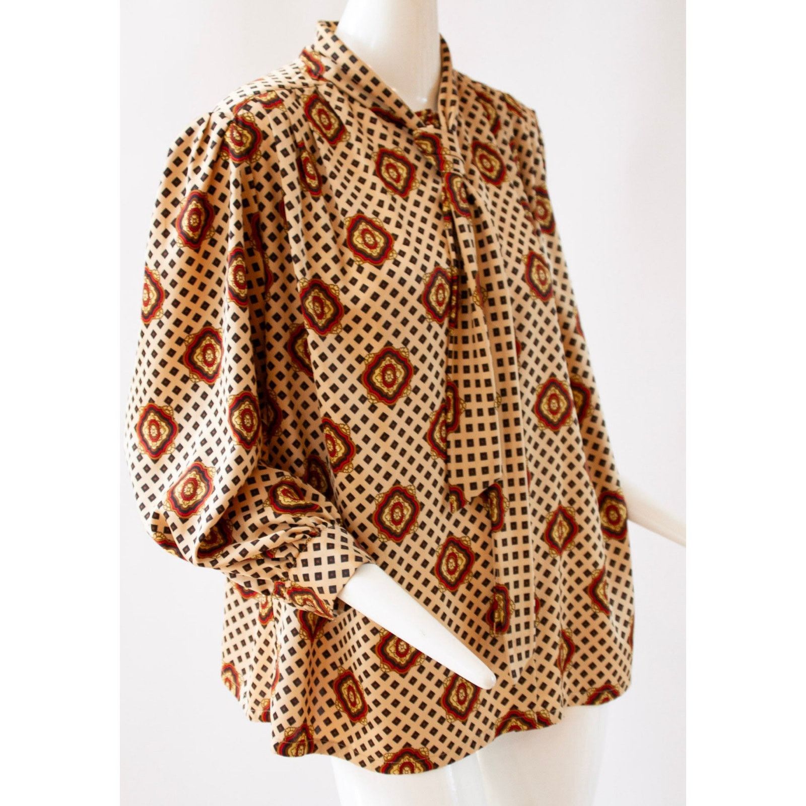 Other Koret Career Paisley Patterned Print Blouse - Size 20W/40 Size 3XL / US 20-22 - 2 Thumbnail