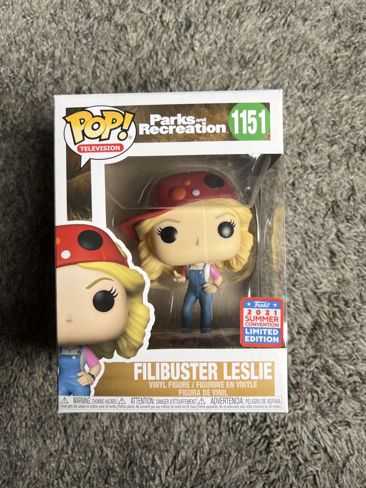 Universal Studios Funko Pop! Filibuster Leslie Vinyl Figure Size ONE SIZE - 1 Thumbnail