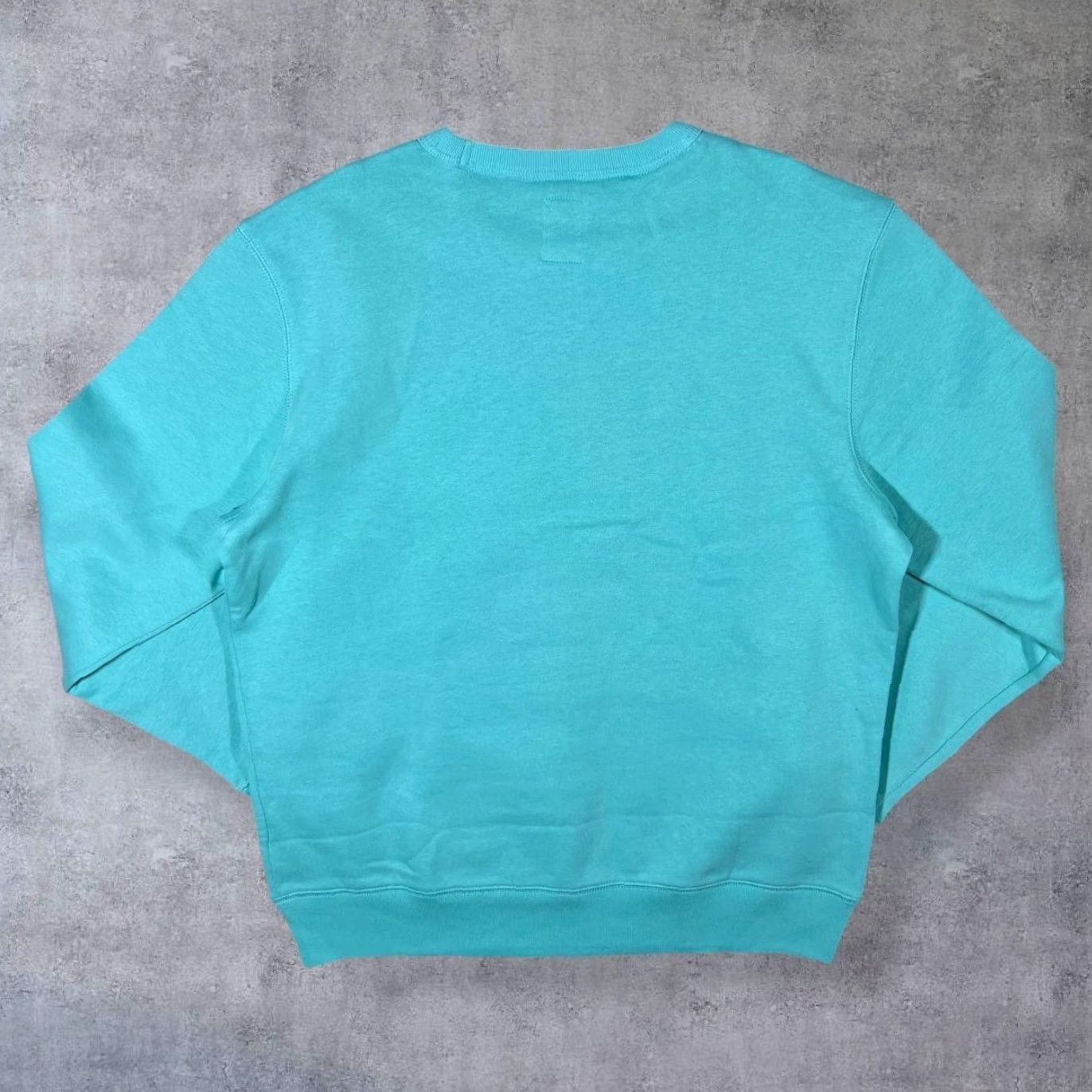 Gap GAP Original Turquoise Big Embroidered Logo Spellout Sweatshirt Medium Mens Pullover Crewneck Logo Turquoise 90s (Embroidered) Size US M / EU 48-50 / 2 - 2 Thumbnail