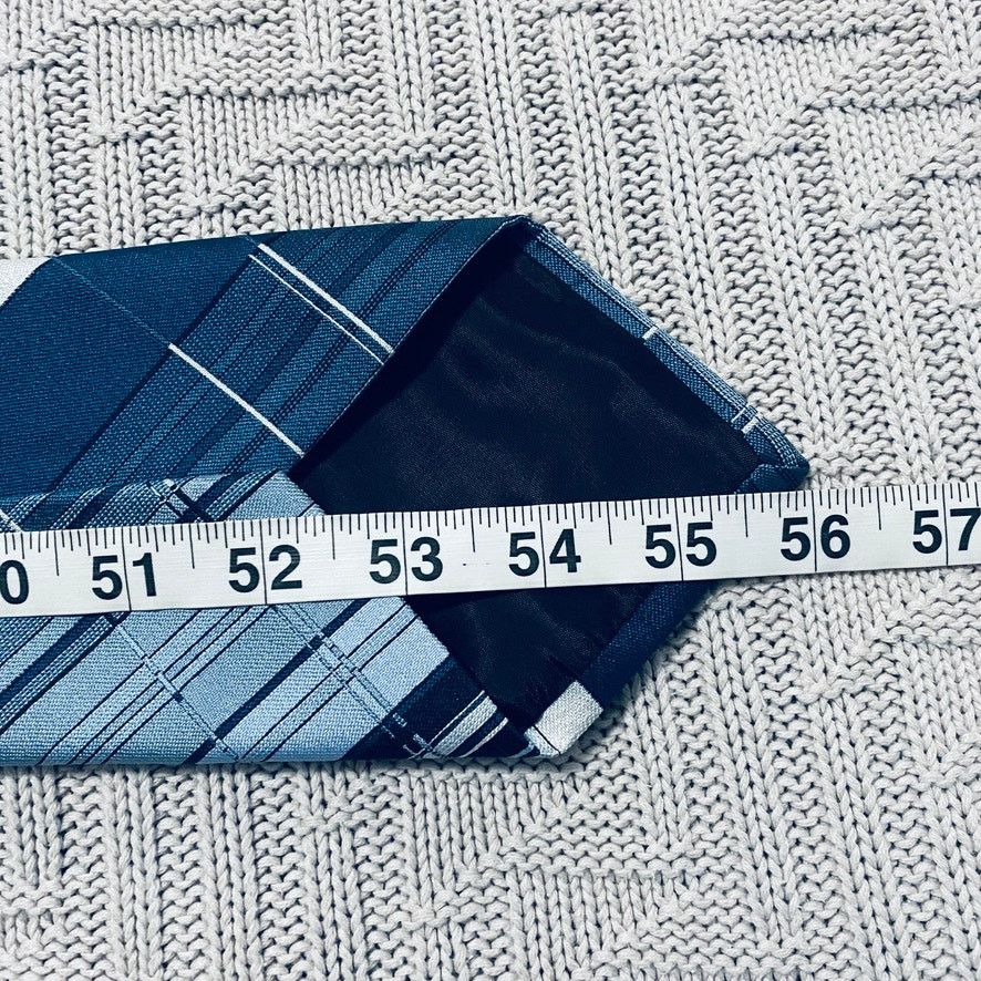 Other Vintage B Altman Marquis blue striped tie Size ONE SIZE - 4 Thumbnail