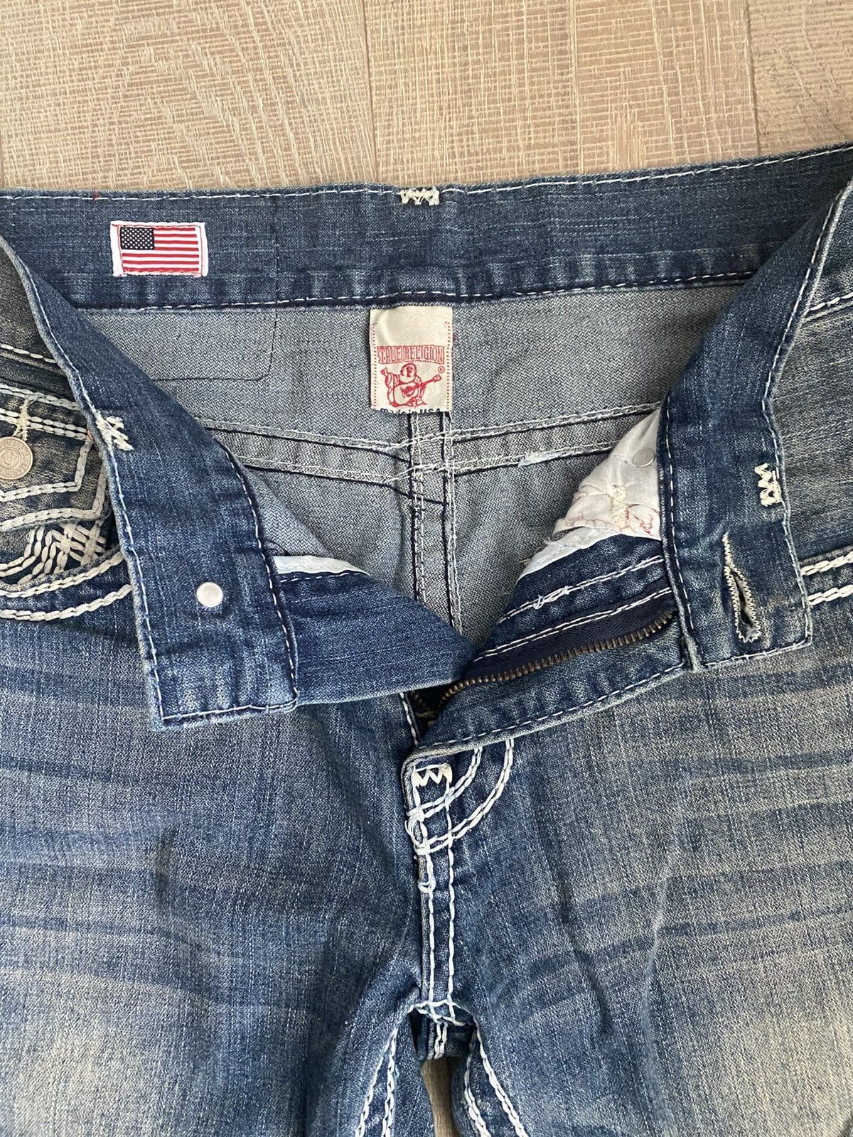 True Religion True Religion Super Joey T Jeans Size 32" / US 10 / IT 46 - 4 Thumbnail