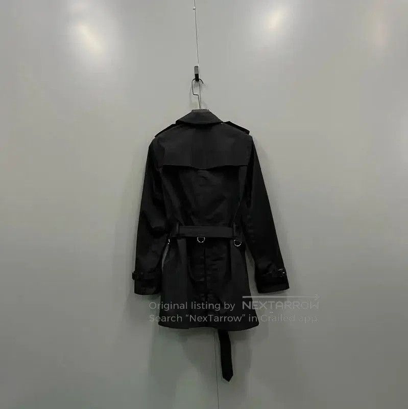 Burberry Burberry Women's Long Black Coat for Spring and Autumn. Size XXS / US 00 / IT 34 - 2 Thumbnail