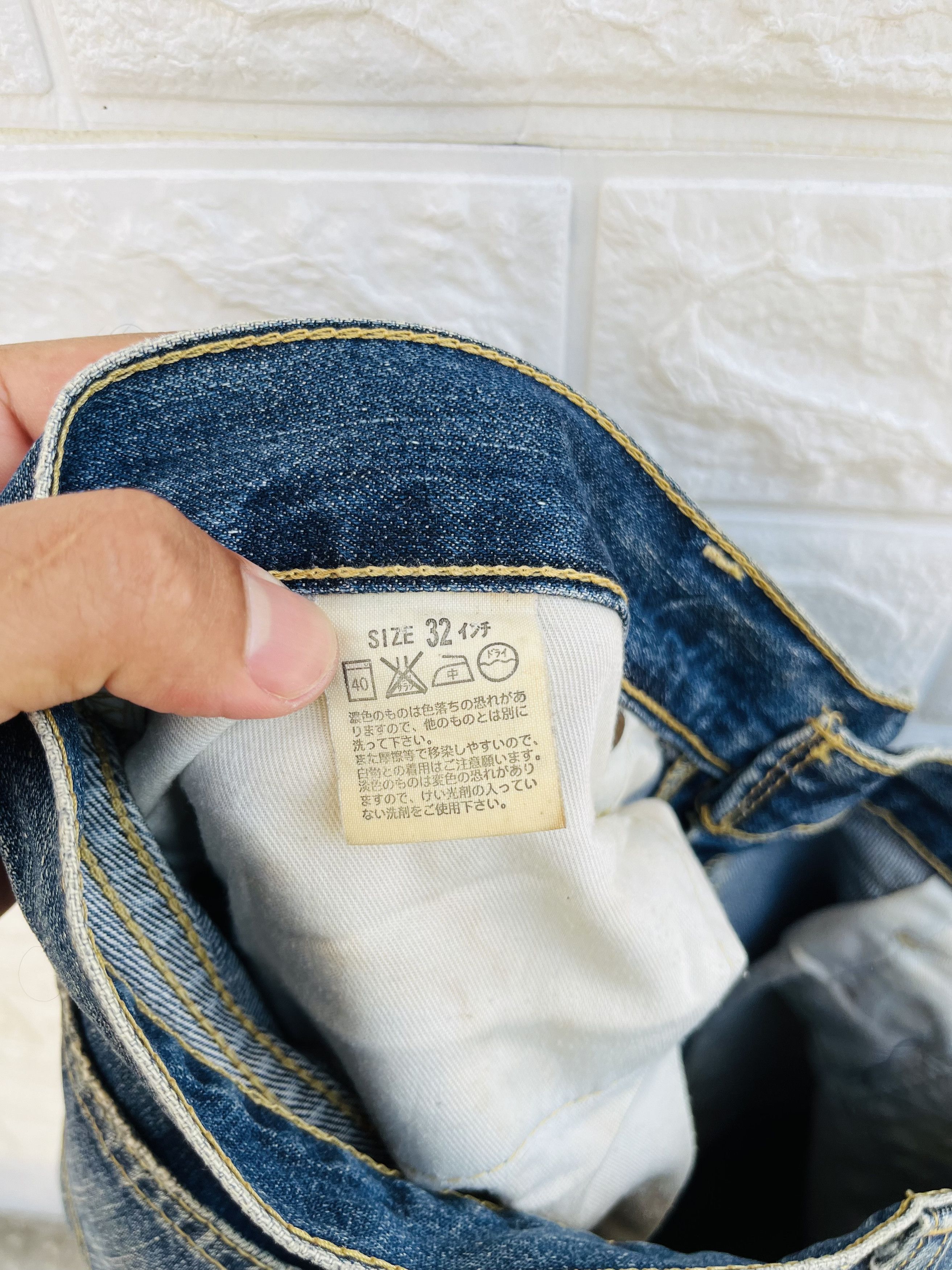 Japanese Brand Vintage 90s Levis Distressed Japan Designer Fashion Style Size US 32 / EU 48 - 14 Thumbnail