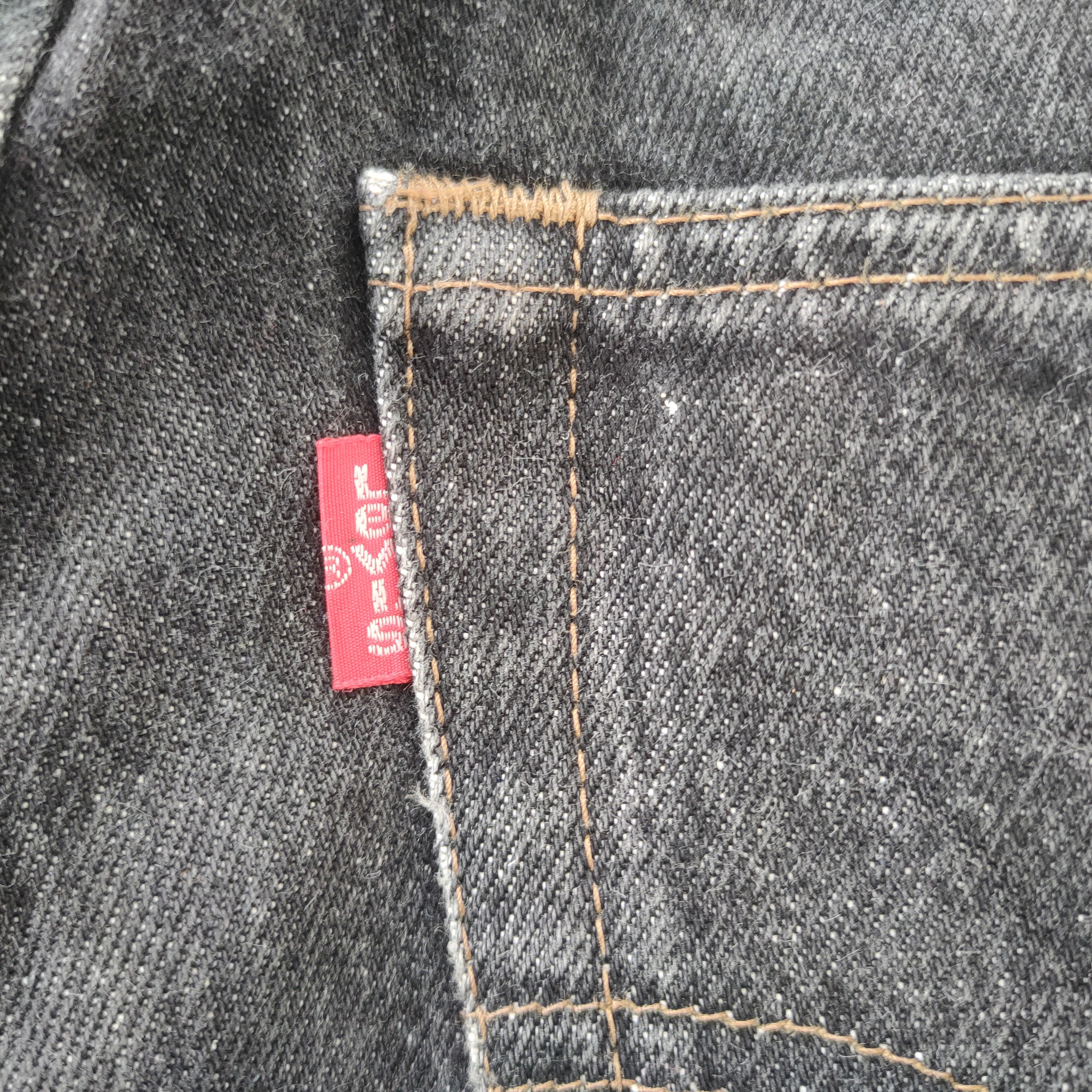 Levi's Vintage Clothing W30 VINTAGE 89' LEVI'S 626 RIPPED FADED BLACK JEANS DENIM Size US 30 / EU 46 - 12 Thumbnail