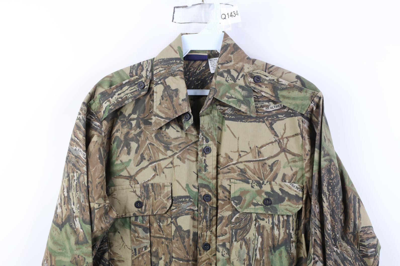 Vintage Vintage 70s 80s Camouflage Safari Bush Button Shirt USA Size US M / EU 48-50 / 2 - 2 Thumbnail