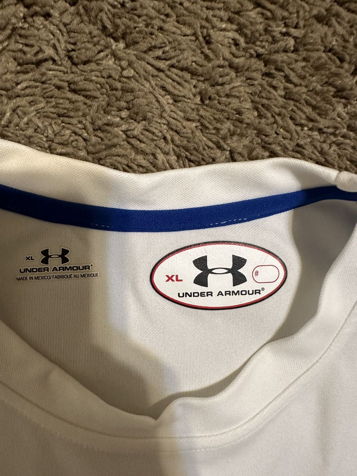 NCAA × Vintage Vintage NCAA Under Armor SMU Mustangs shirt 00s size XL Size US XL / EU 56 / 4 - 3 Thumbnail