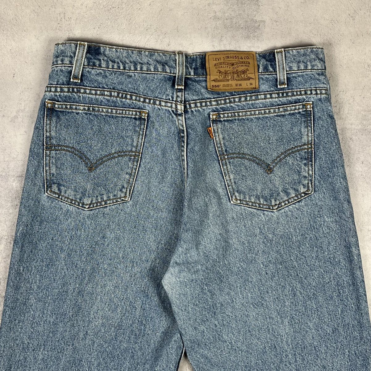 Levi's Vintage Levi’s 550 relaxed fit baby blue USA Jeans 90’s Size US 34 / EU 50 - 2 Thumbnail