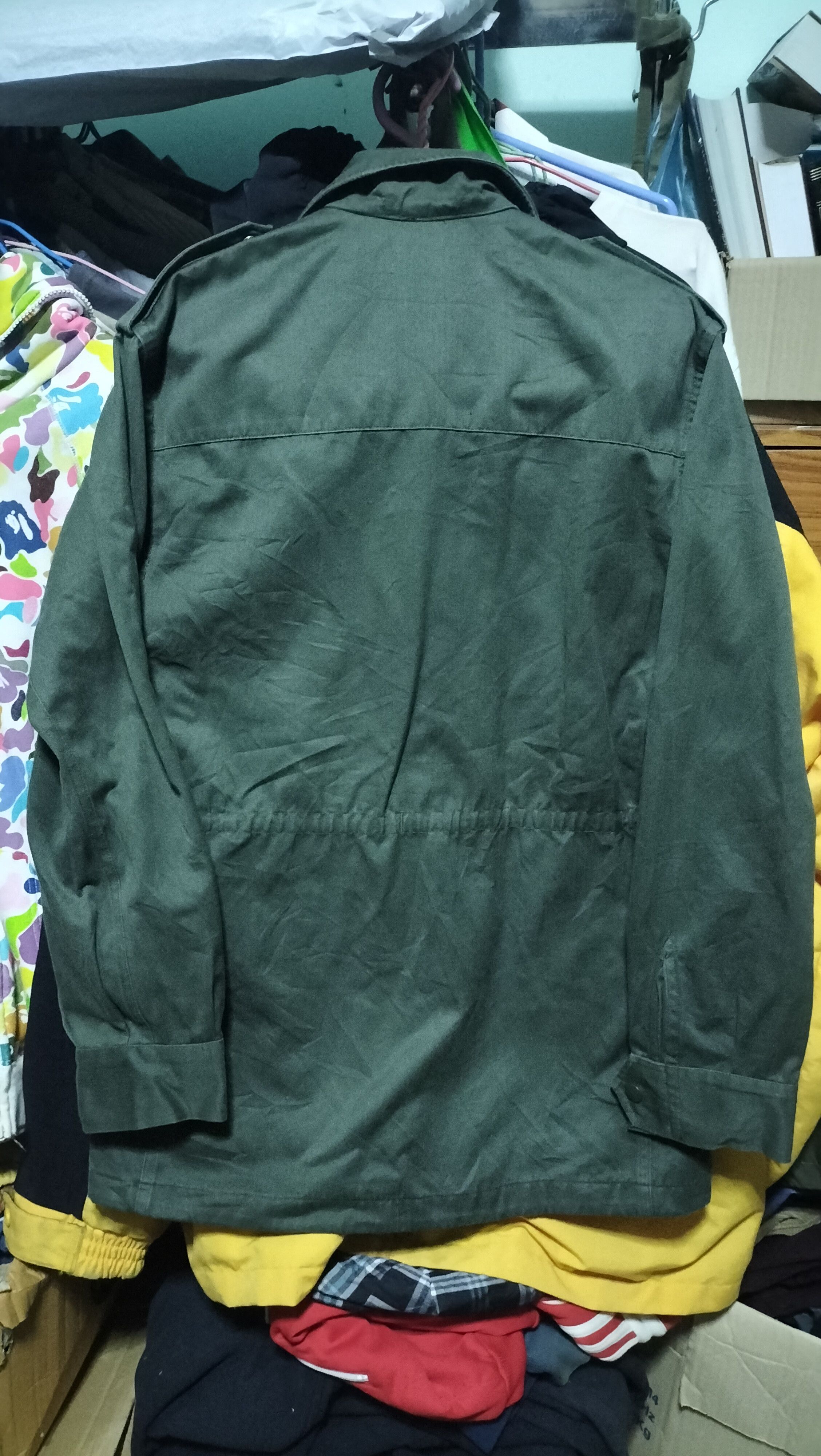 Vintage 70s France Military Jacket HBT Moleskin fashion Army Size US M / EU 48-50 / 2 - 11 Thumbnail