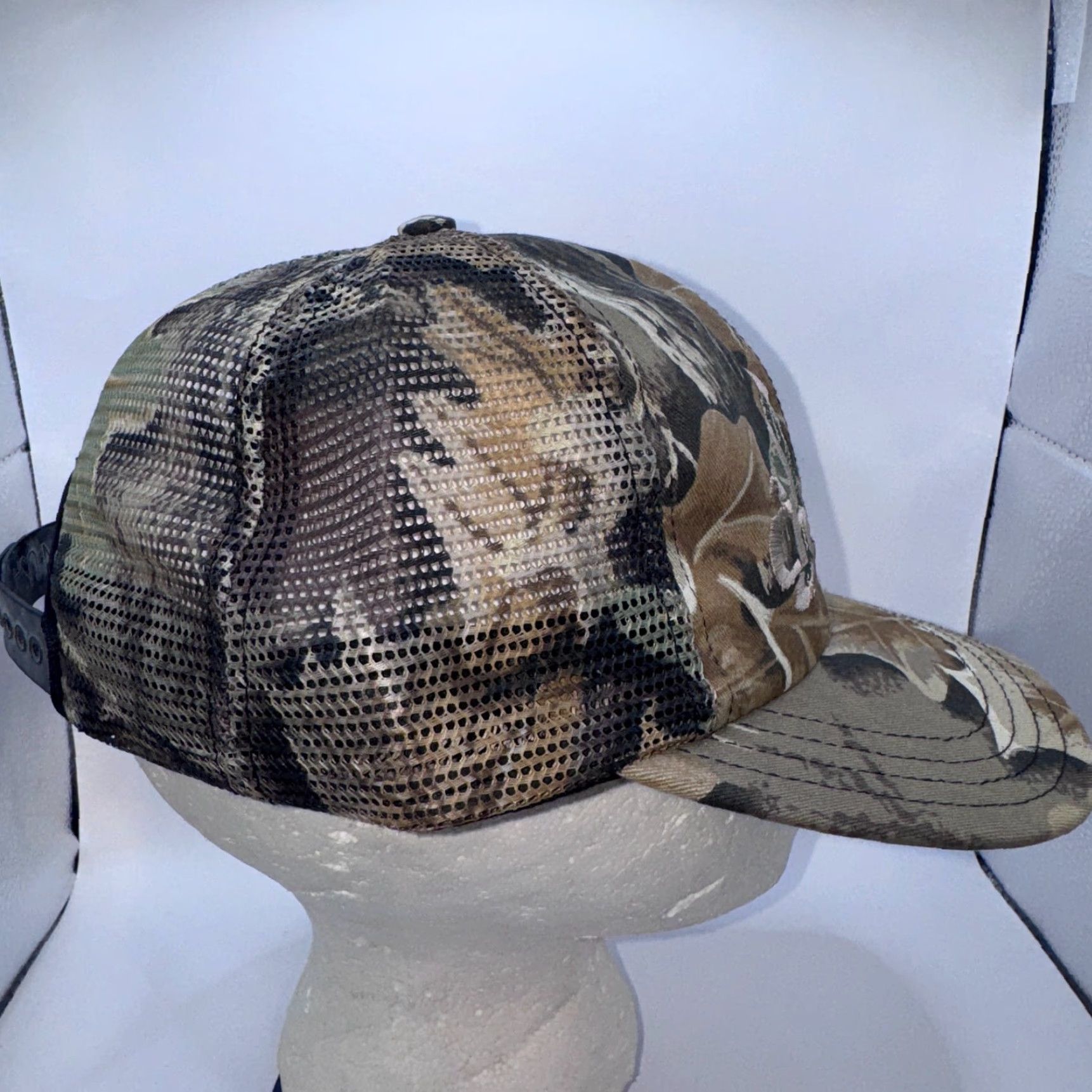 Vintage VINTAGE thalhimer Camo Realtree Snapback Trucker Hat USA Brown Adjustable Men Cap Size ONE SIZE - 4 Thumbnail