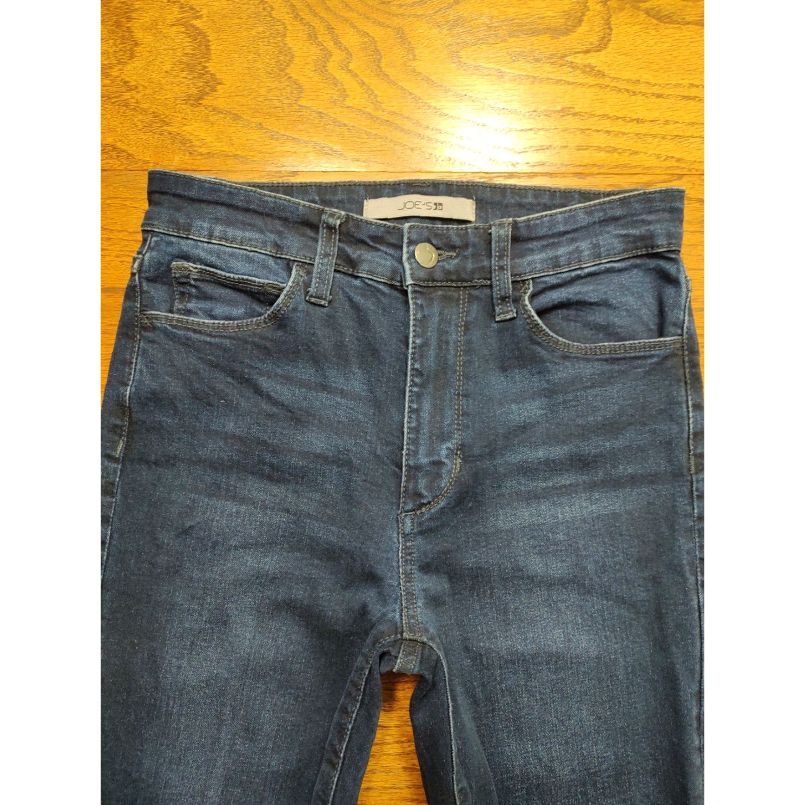 Vintage Joes Jeans Womens 26 Veles Dark Blue Denim Mid Rise Skinny Ankle Stretch Casual Size 26" / US 2 / IT 38 - 3 Thumbnail
