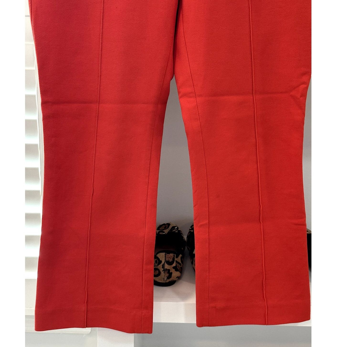 Loft Ann Taylor Loft Marisa Orange Straight Crop Pants 0P Size 25" / US 0 / IT 36 - 3 Thumbnail
