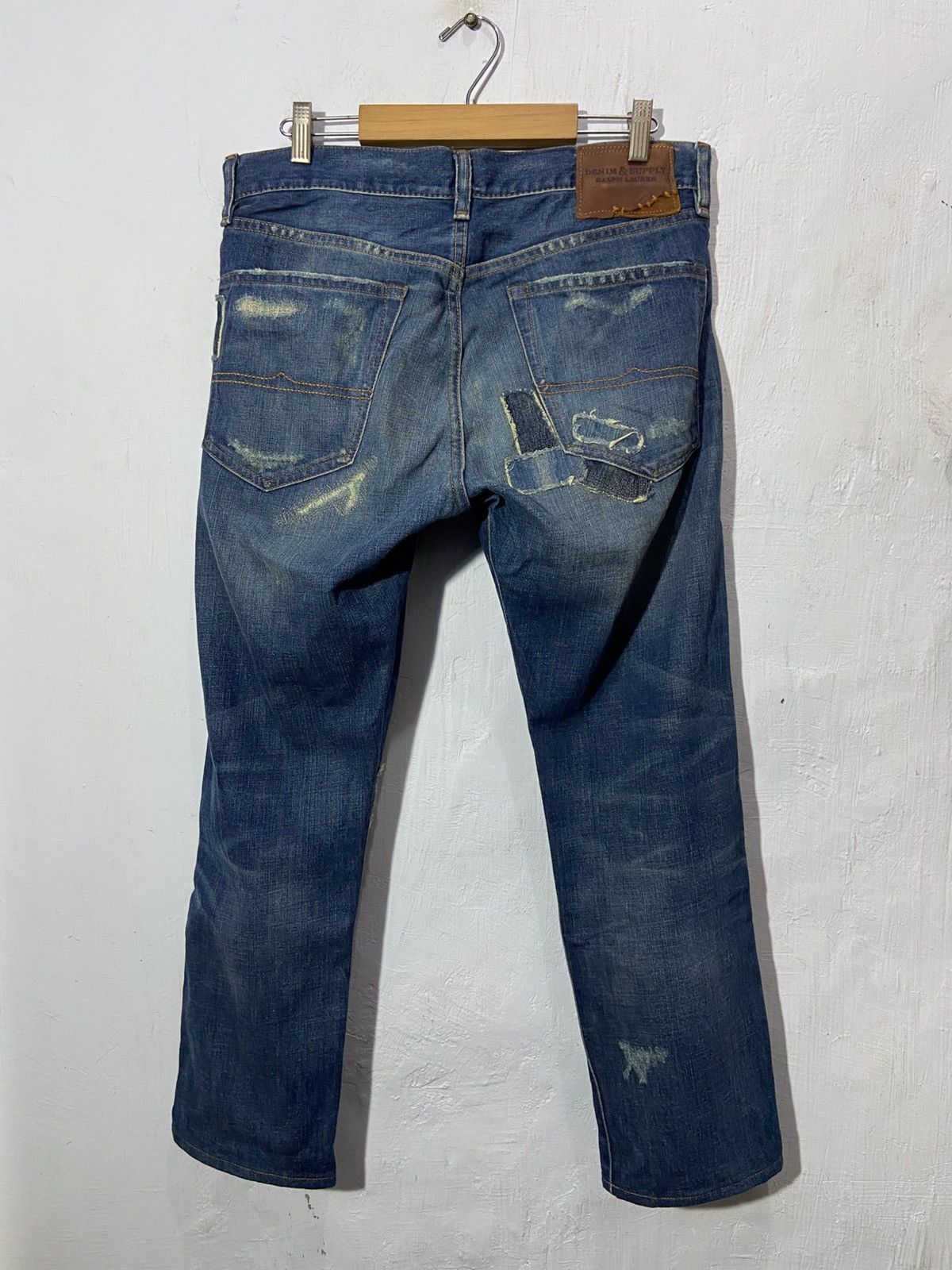Denim & Supply Ralph Lauren Denim & Supply Ralph Lauren Distressed Denim Patchwork Jeans Size US 32 / EU 48 - 15 Thumbnail