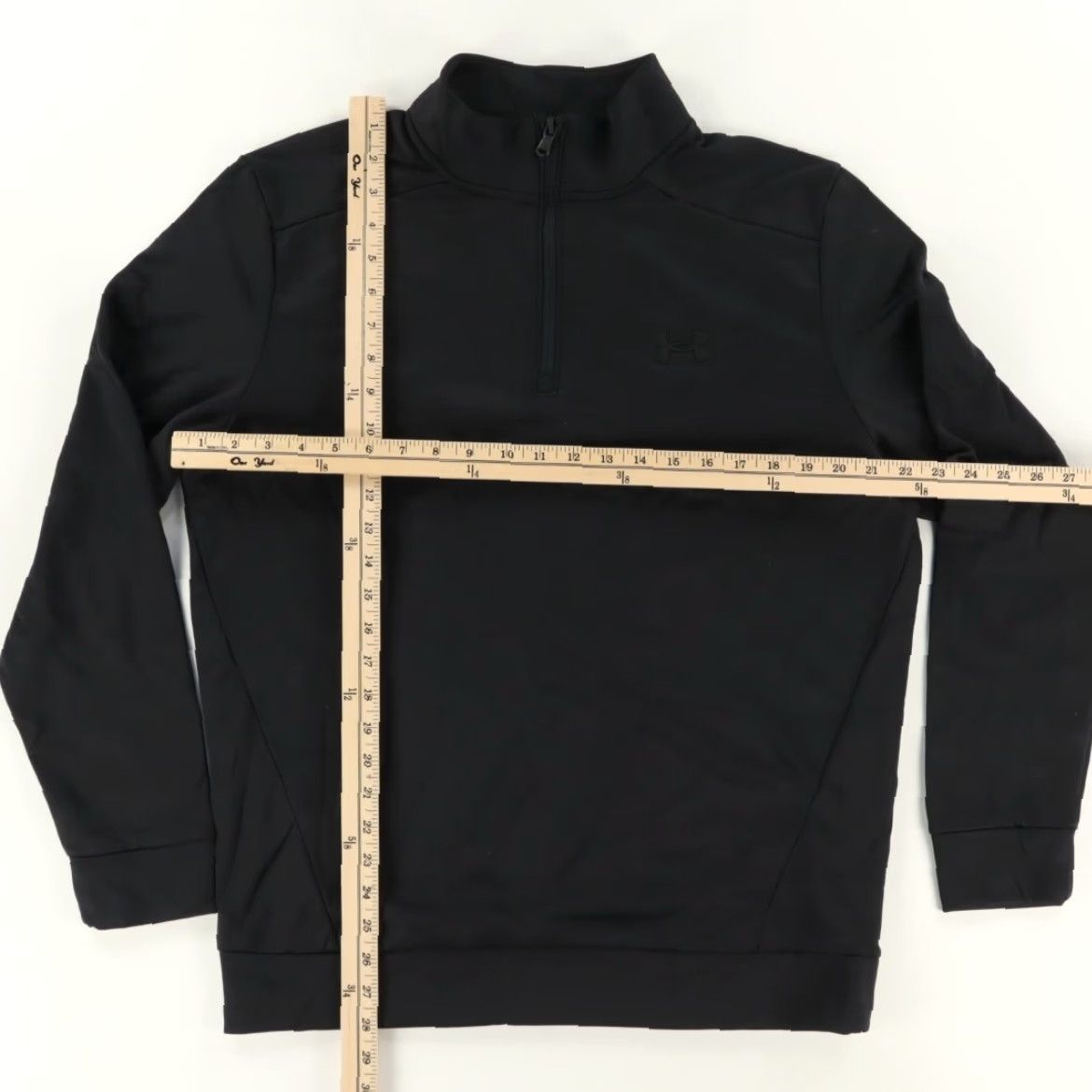 Under Armour Under Armour Micro Fleece 1/4 Zip Black Men's M Shirt Sweater Mock Long Sleeve Size US M / EU 48-50 / 2 - 3 Thumbnail