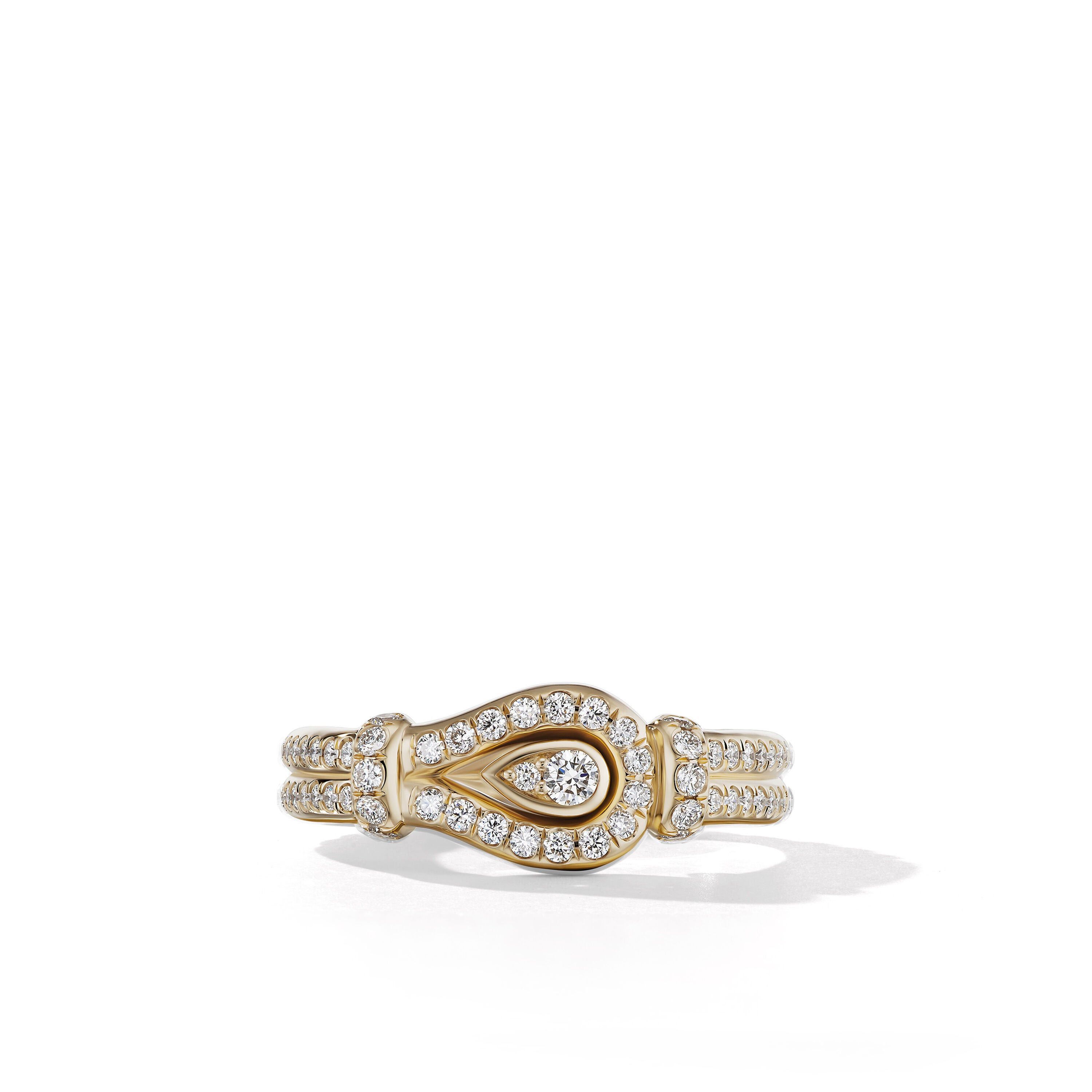 David Yurman o1w1db10325 R17492D Ring in 18K Yellow Gold with Diamonds Size ONE SIZE - 1 Thumbnail