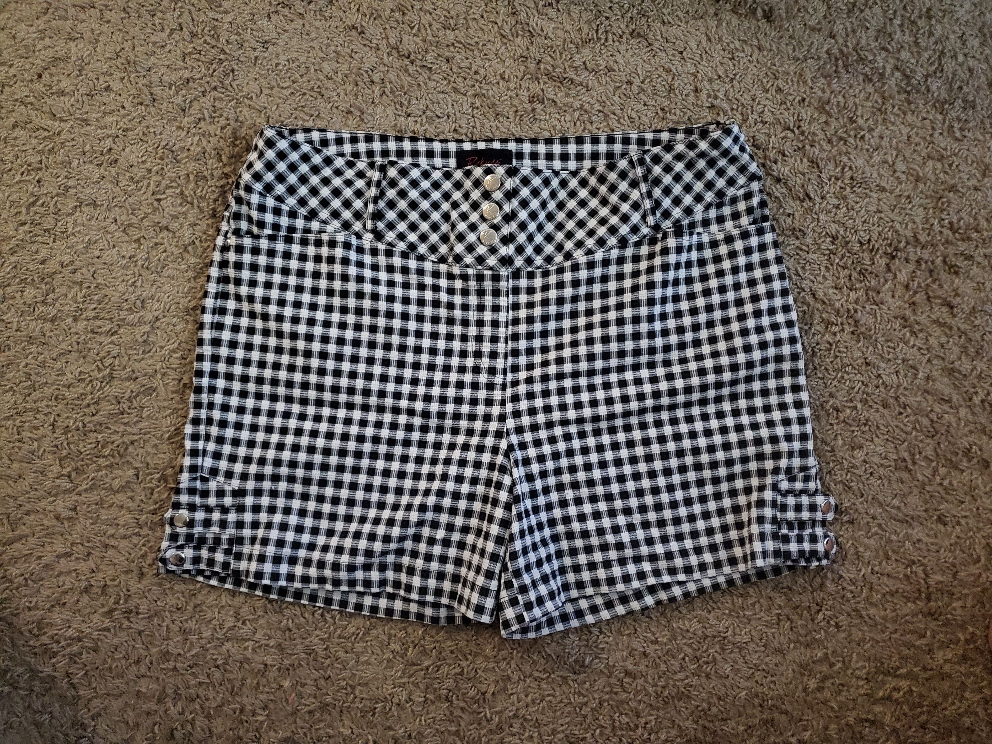 Other Plus size Rekucci gingham shorts (size 16) Size 38" / US 16 / IT 52 - 1 Thumbnail